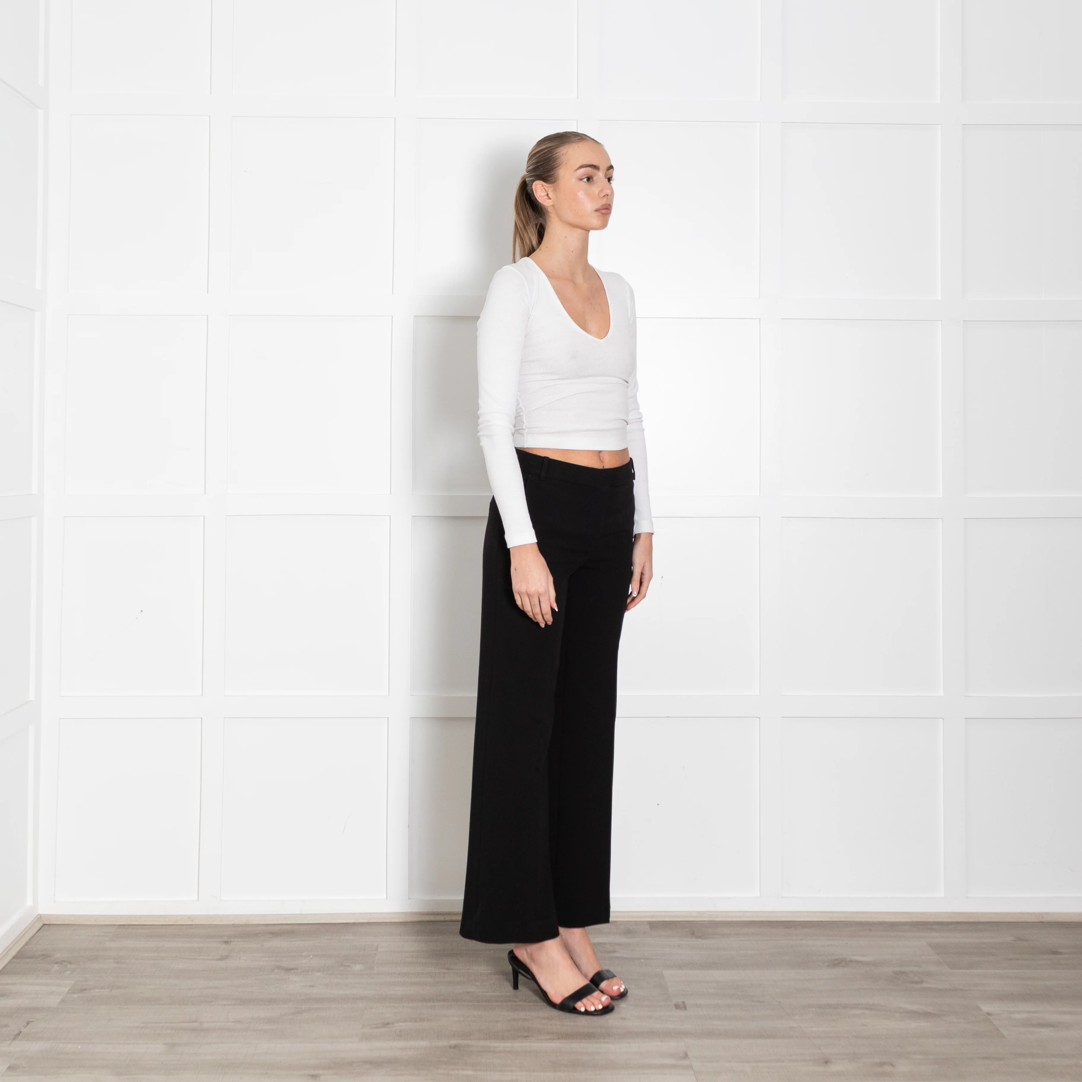 Ba&Sh Black Straight Leg Trousers - Image 7