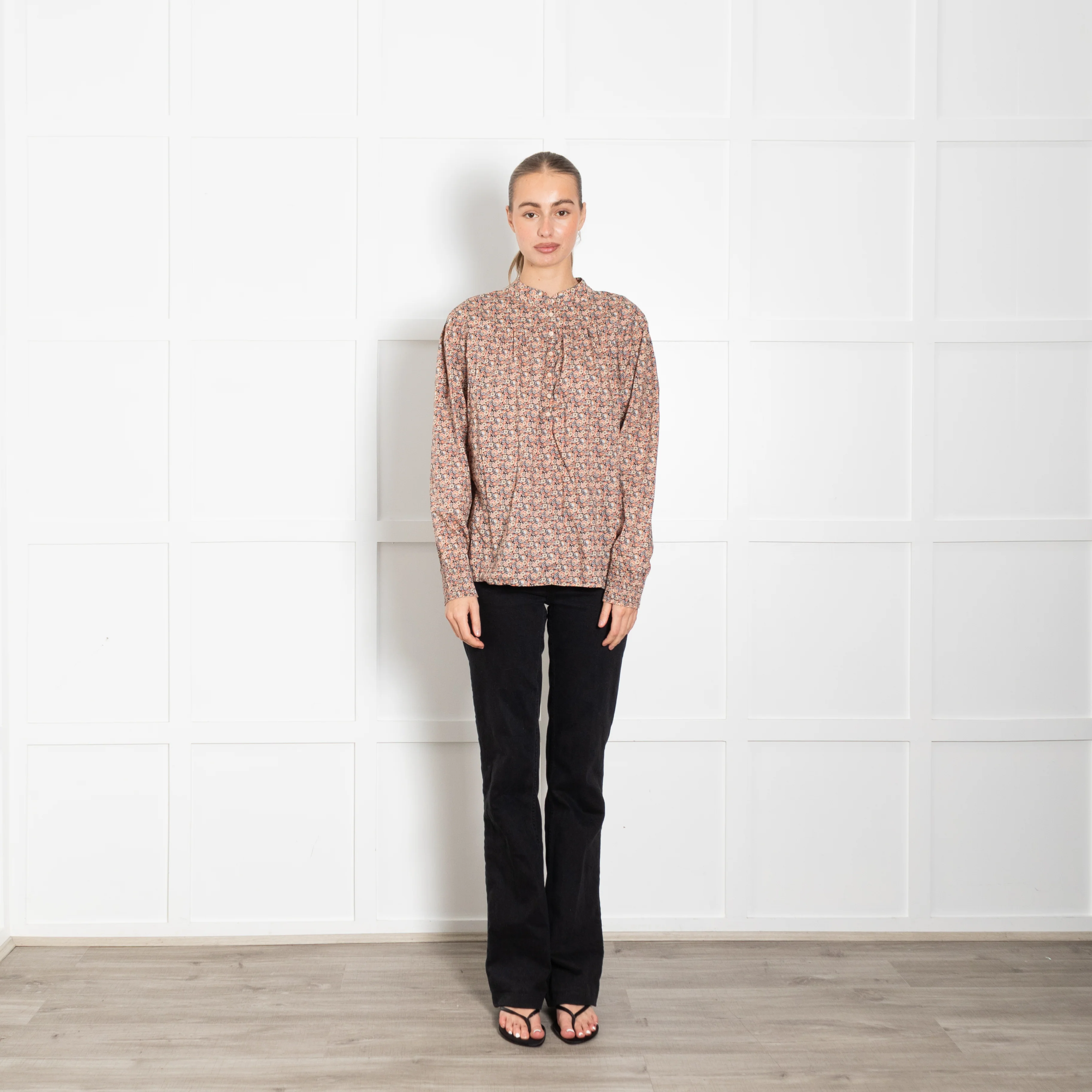 BA&SH Small Floral Print Blouse