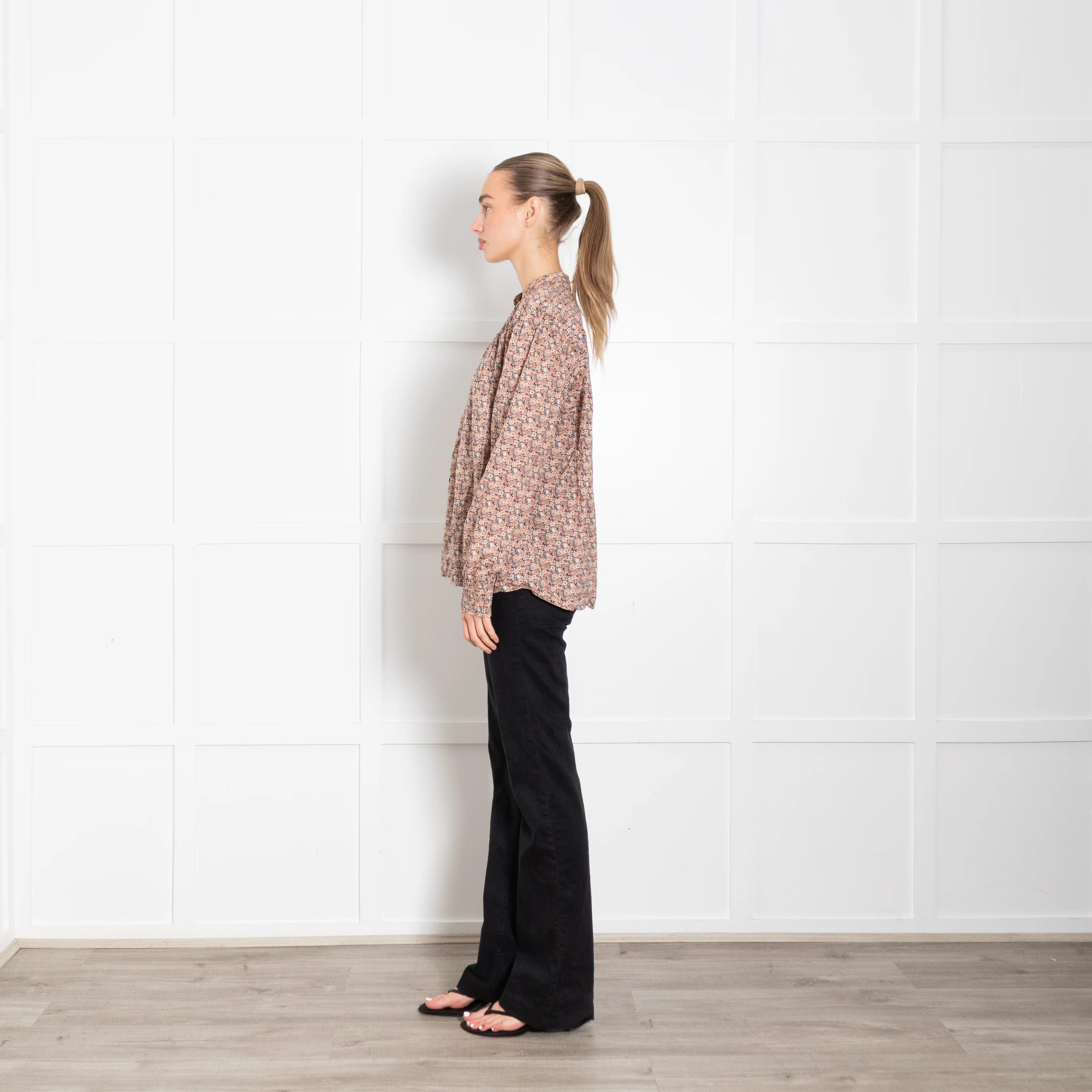 BA&SH Small Floral Print Blouse - Image 4