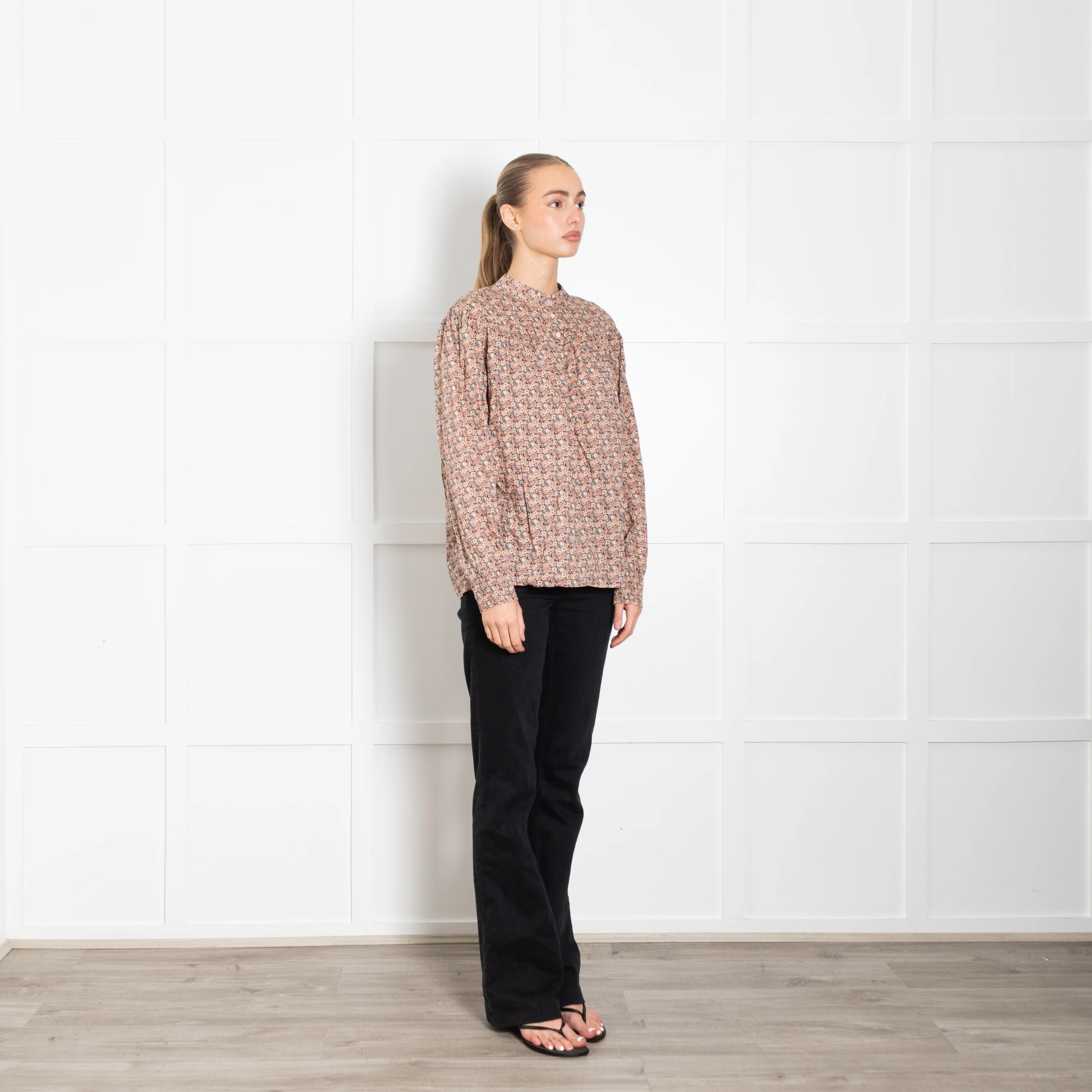 BA&SH Small Floral Print Blouse - Image 7