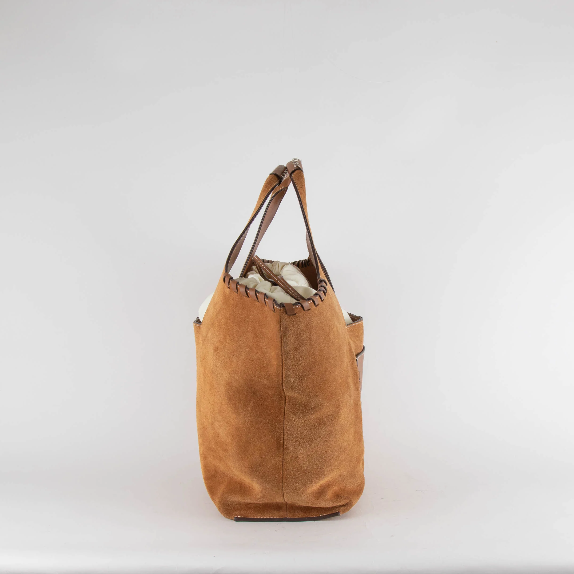 Ba&sh Tan Ophelia Logo Tote Bag - Image 3