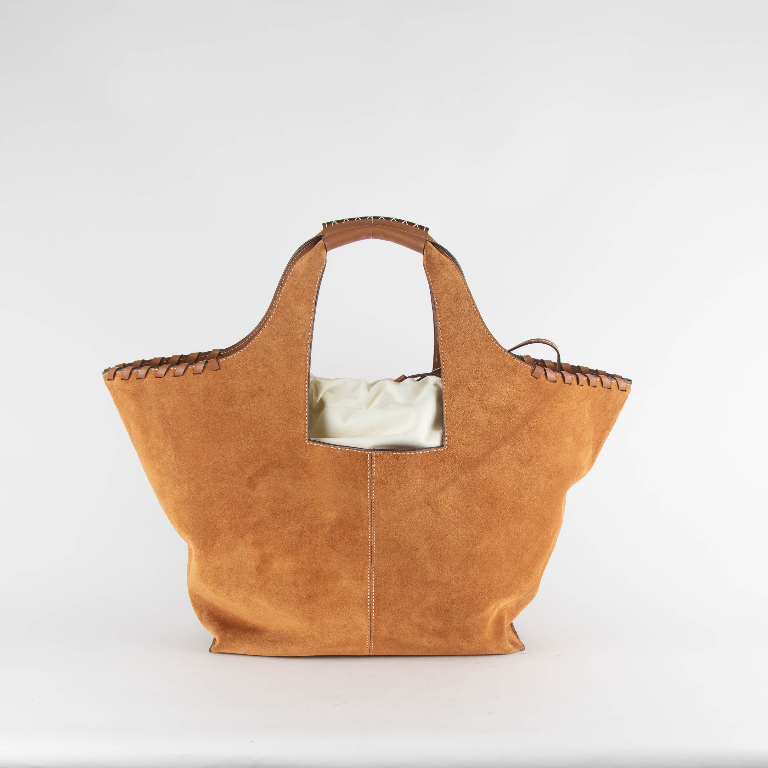 Ba&sh Tan Ophelia Logo Tote Bag - Image 4