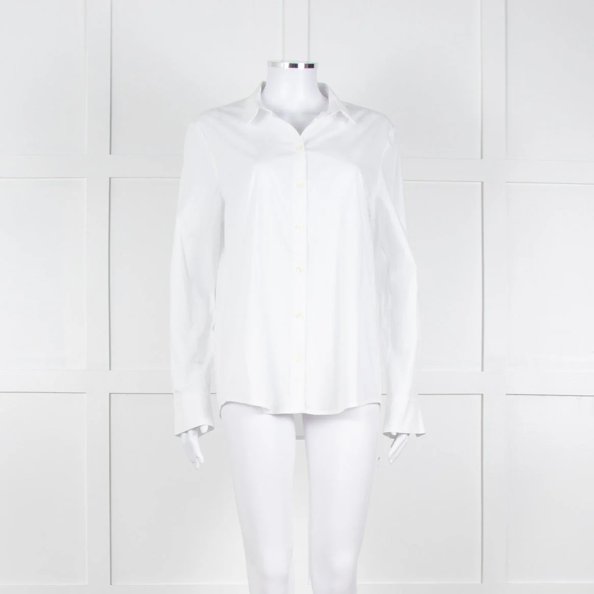 Baum und Pferdgarten White Collared Poplin Shirt