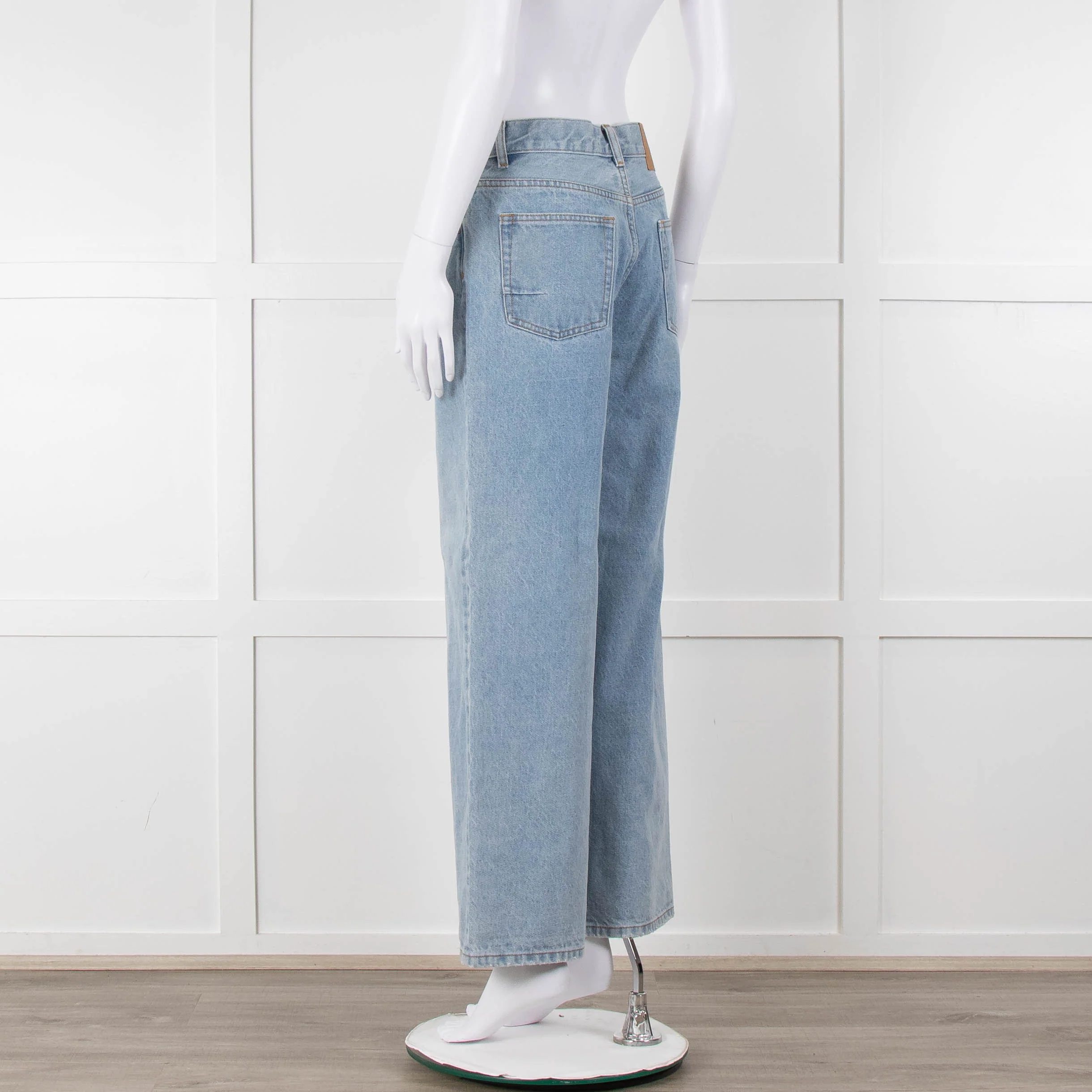 Bayse Pale Wash Wide Leg Jeans - Image 6