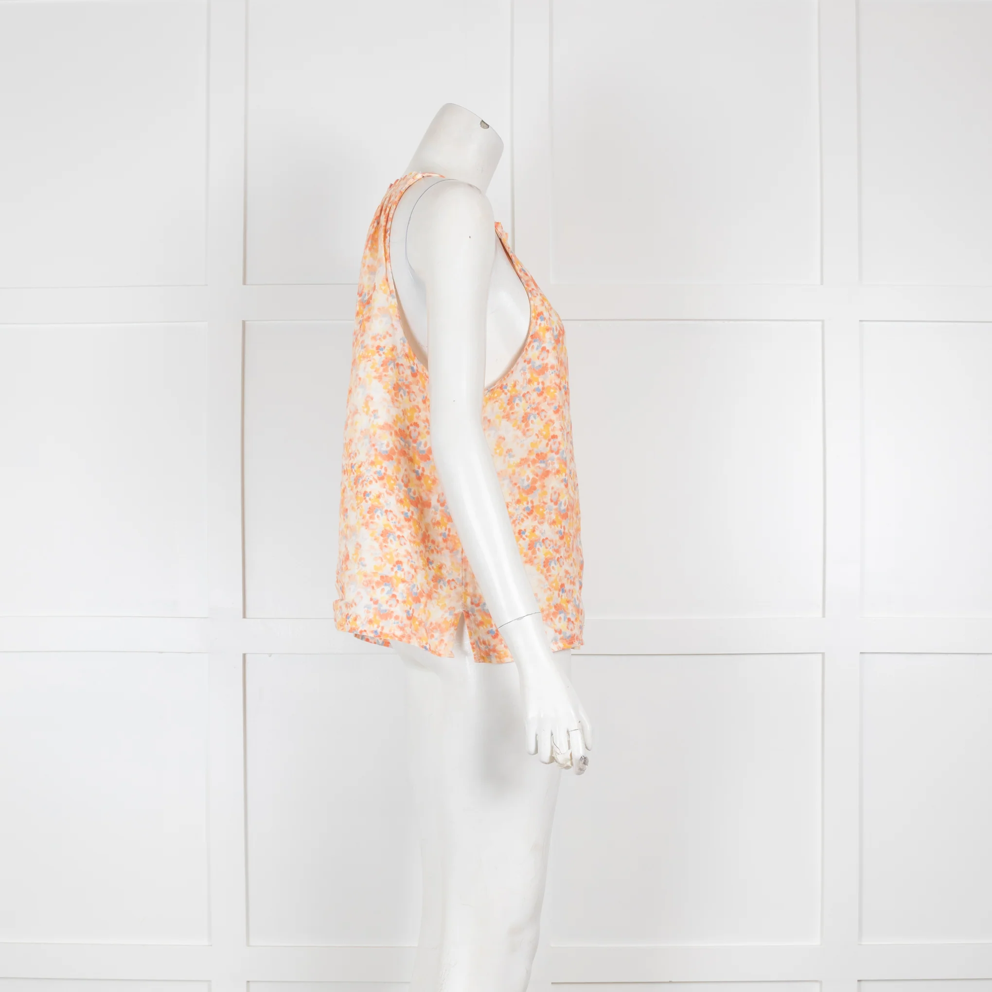 Bella Dahl Orange Sleeveless Cotton Top - Image 2