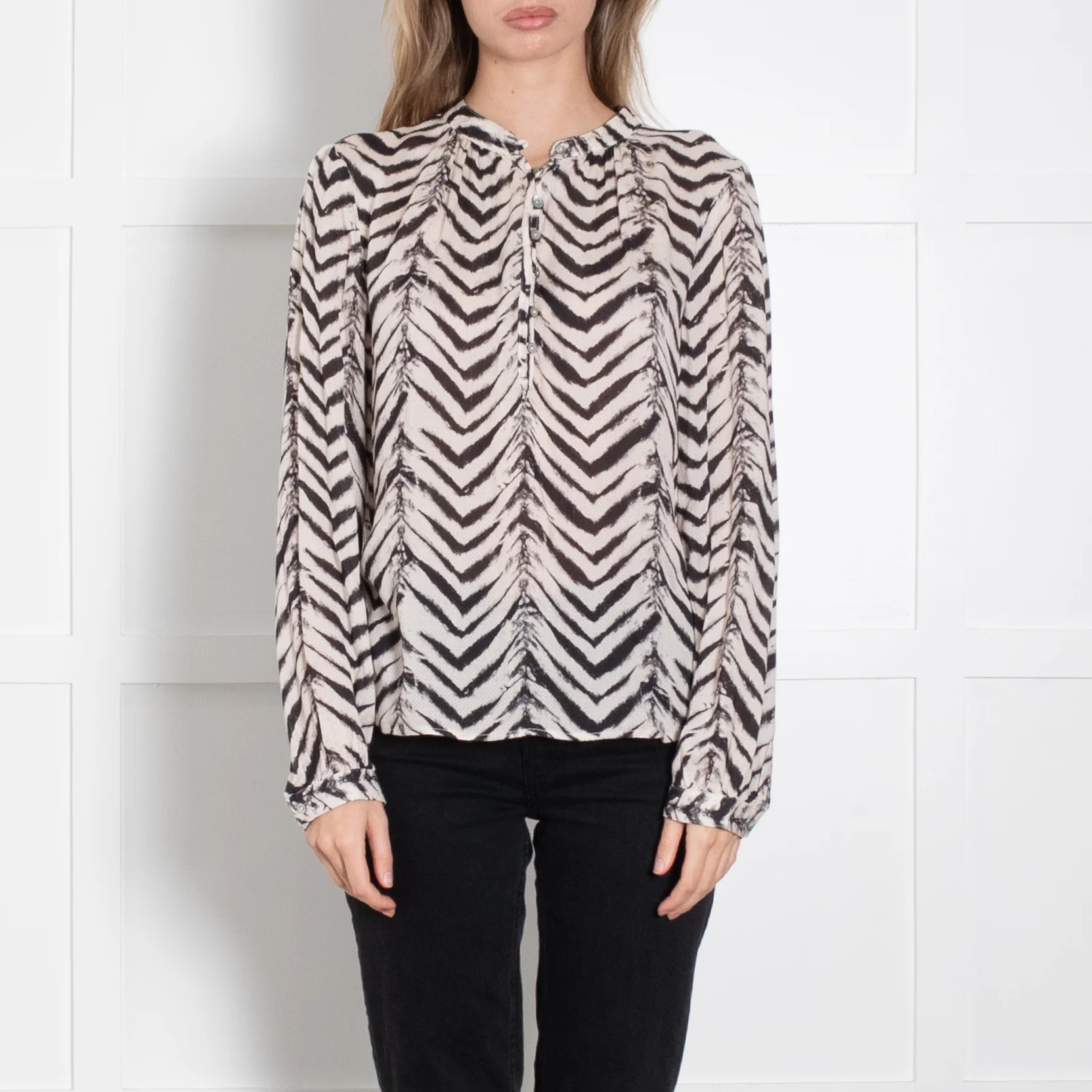 Bella Dahl Zebra Print Blouse - Image 2