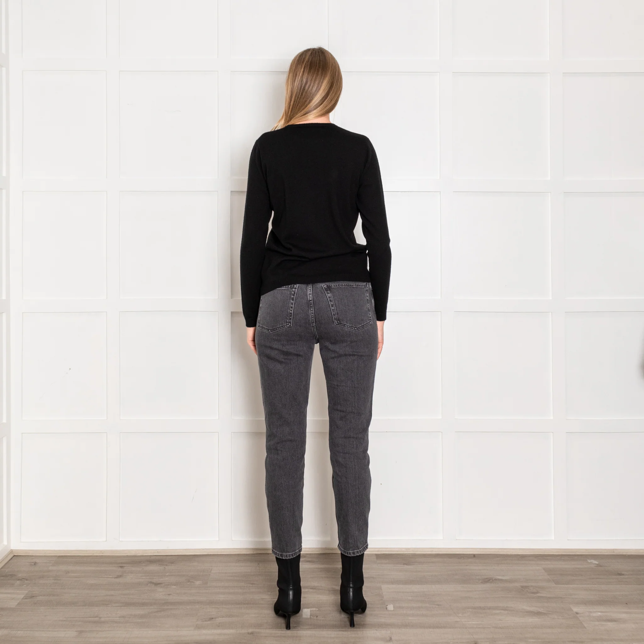 Bella Freud Black 1970 Merino Wool Jumper - Image 5