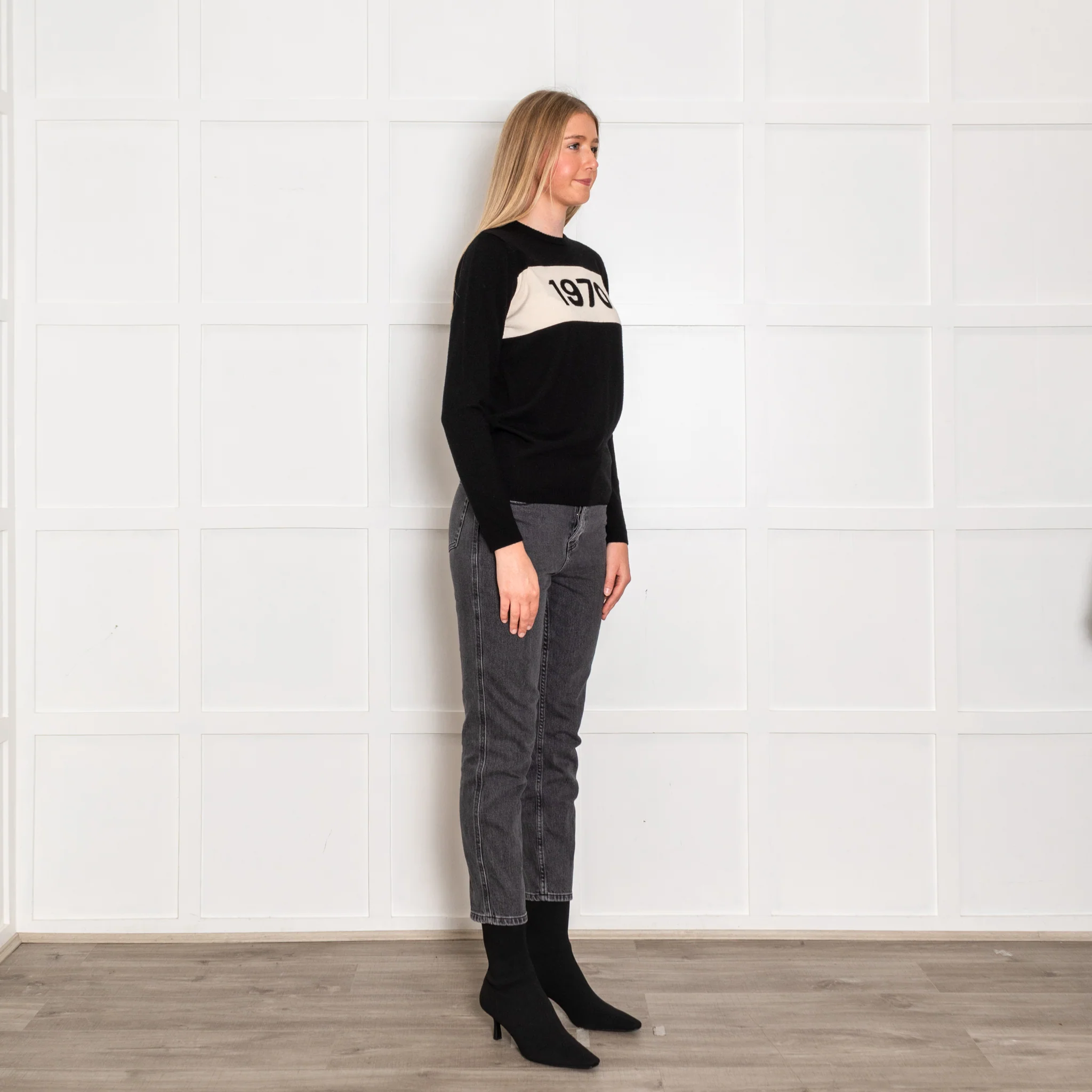 Bella Freud Black 1970 Merino Wool Jumper - Image 7