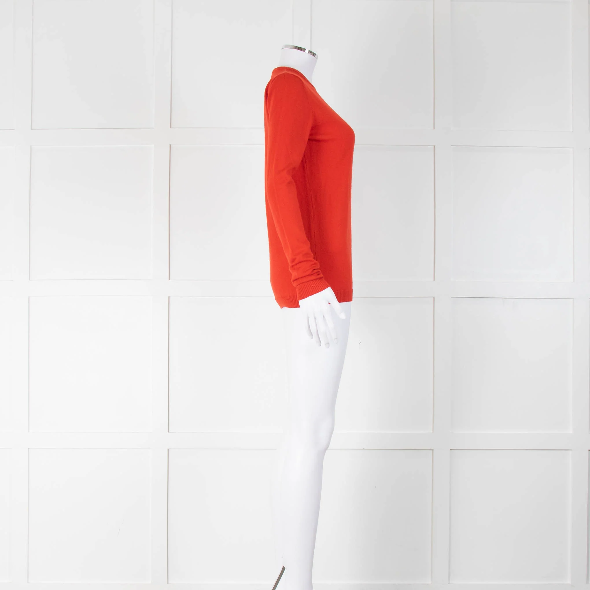 Bella Freud Red 'Liberty' Jumper - Image 3