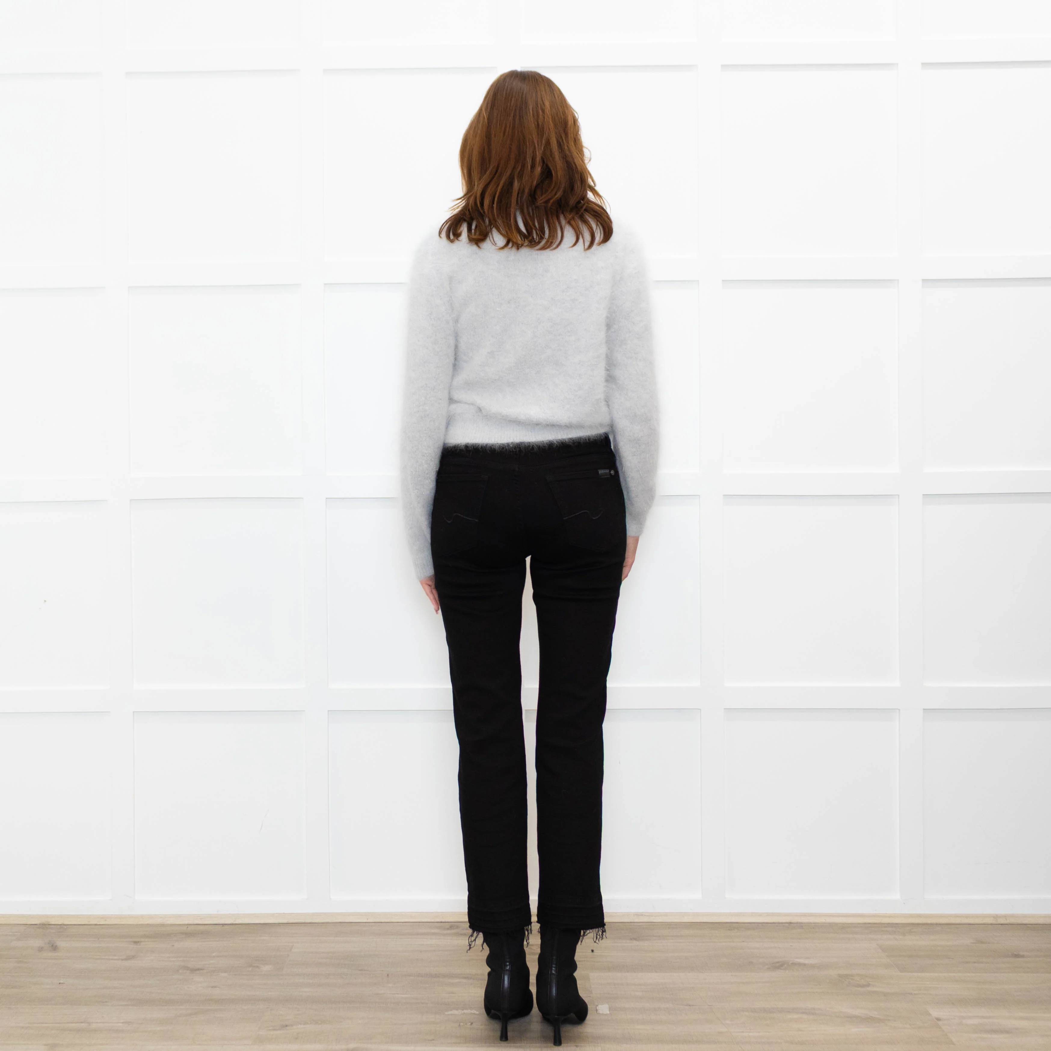 Bellerose Light Grey Angora Blend Jumper - Image 5