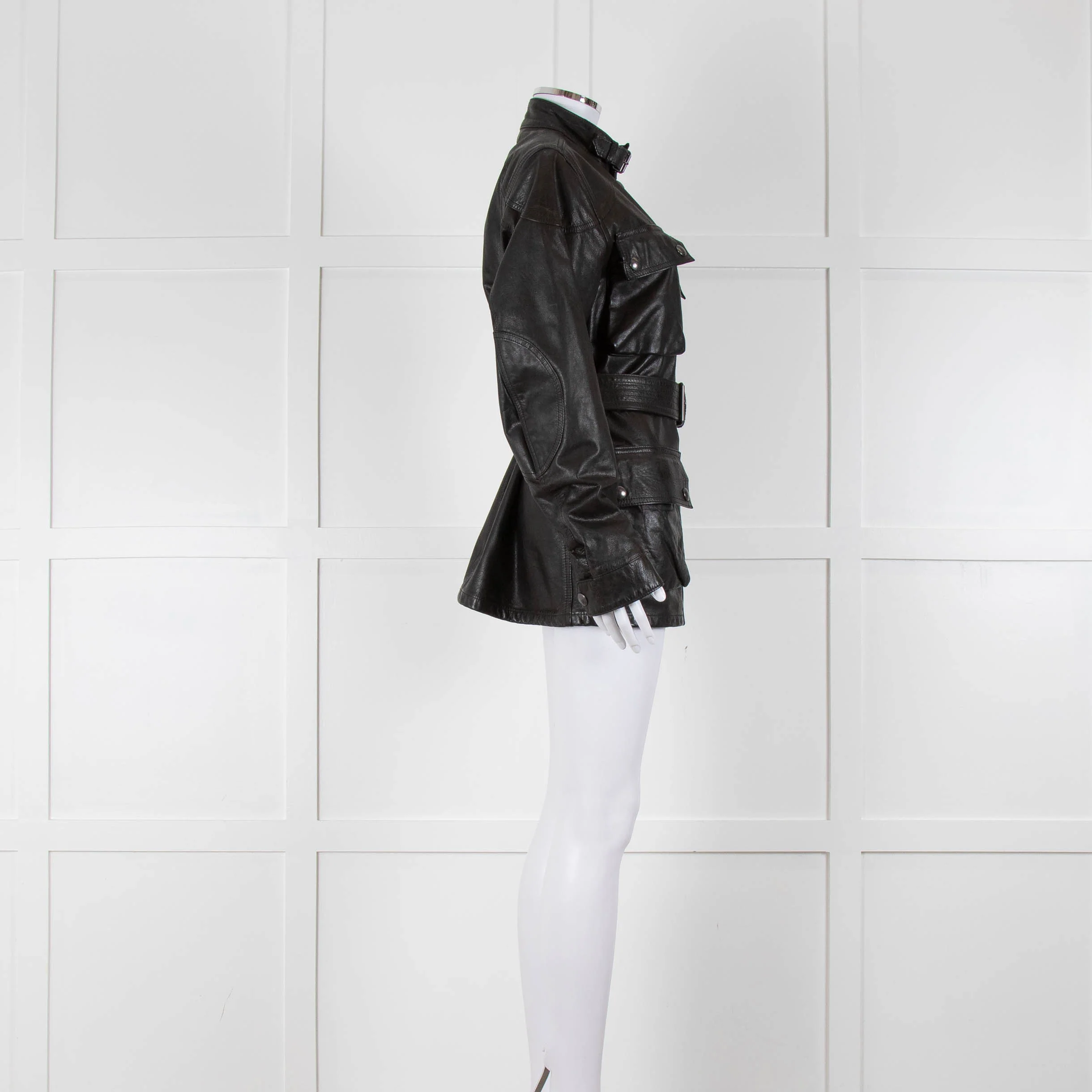 Belstaff  Black Leather Legacy Trialmaster Panther Jacket - Image 5