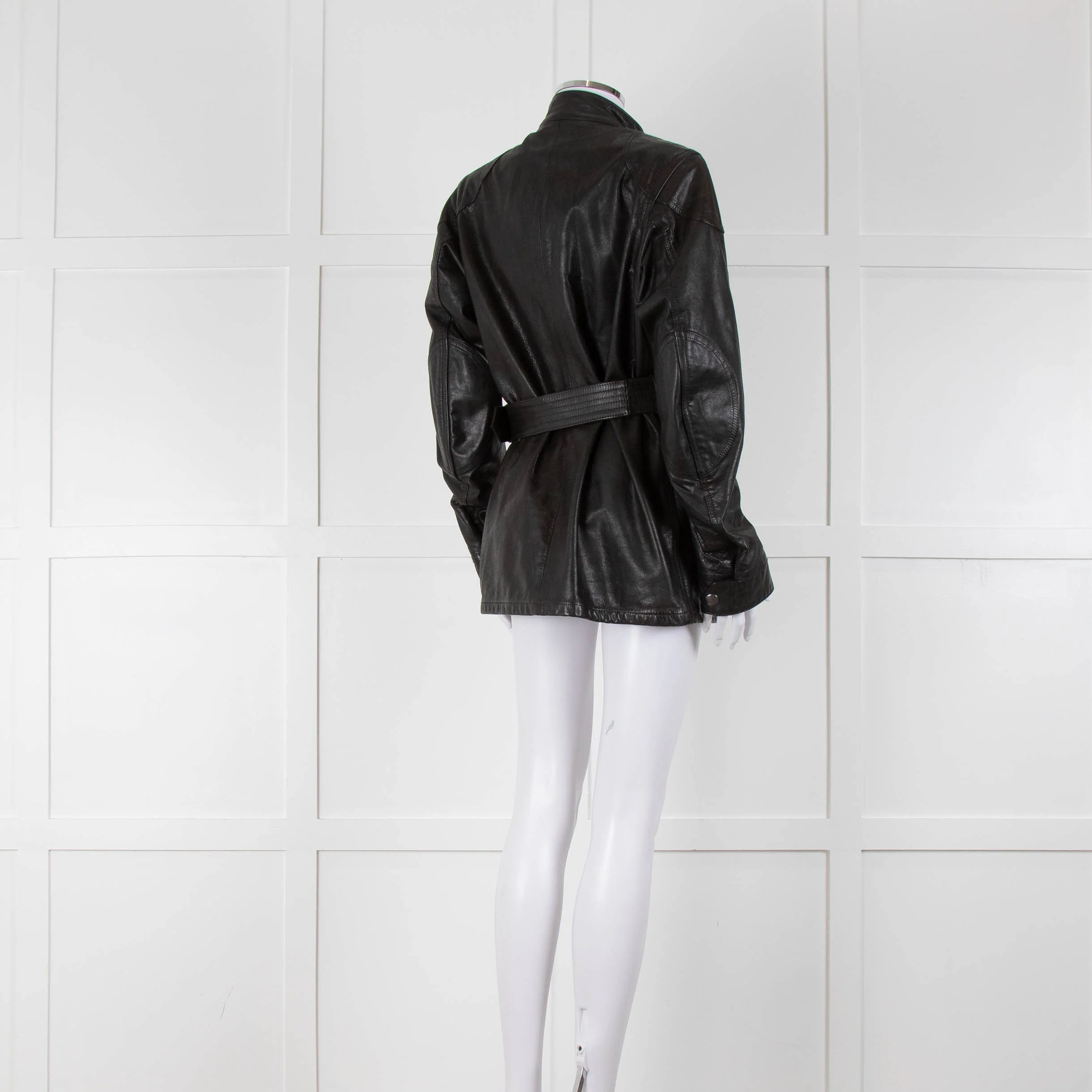 Belstaff  Black Leather Legacy Trialmaster Panther Jacket - Image 6