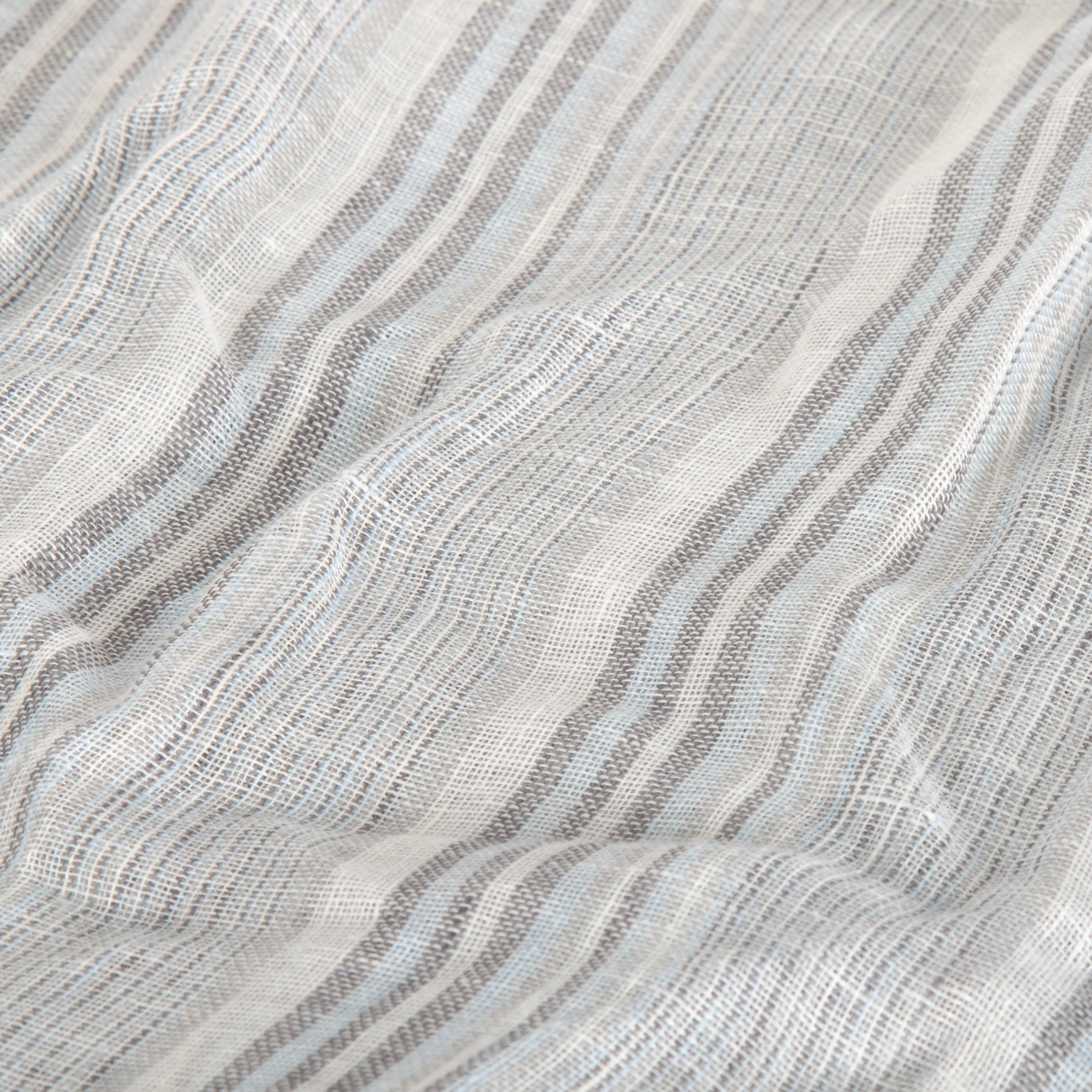 Belstaff Blue Toned Stripe Scarf - Image 4