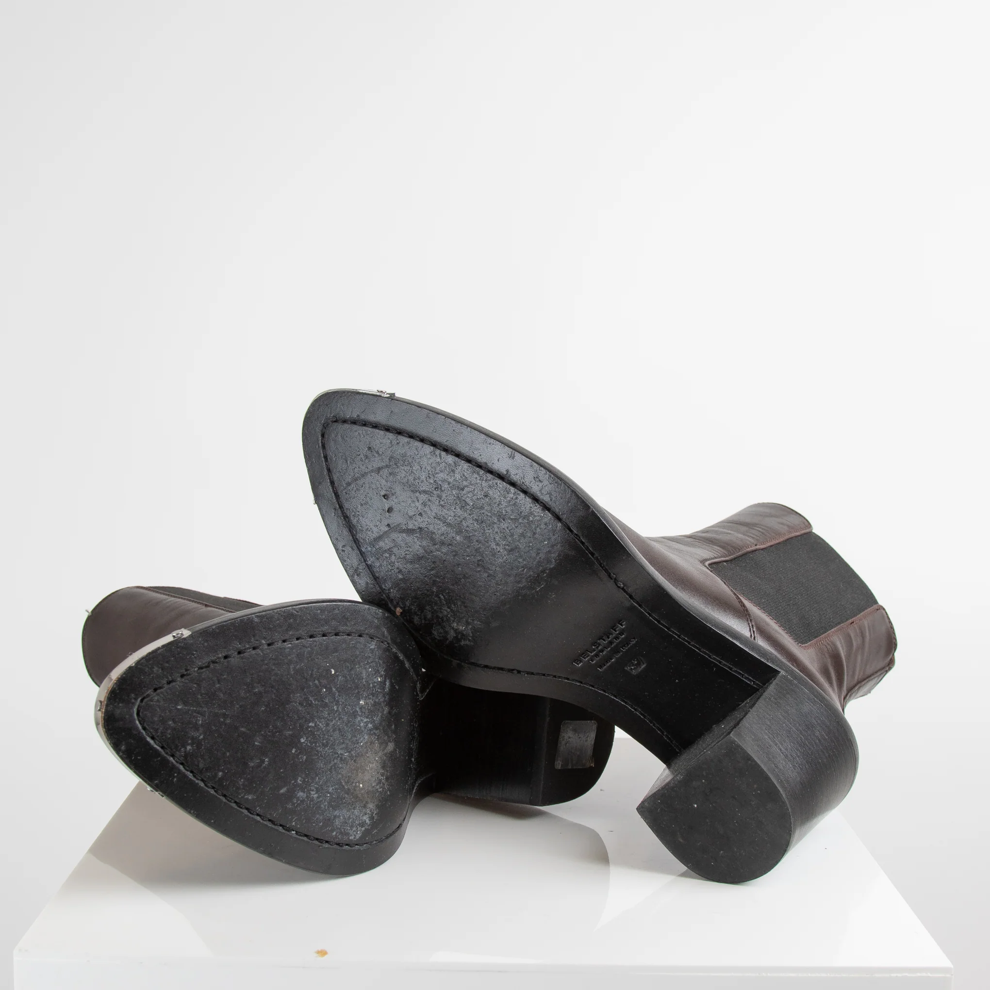 Belstaff Brown Steel Toe Boot - Image 5
