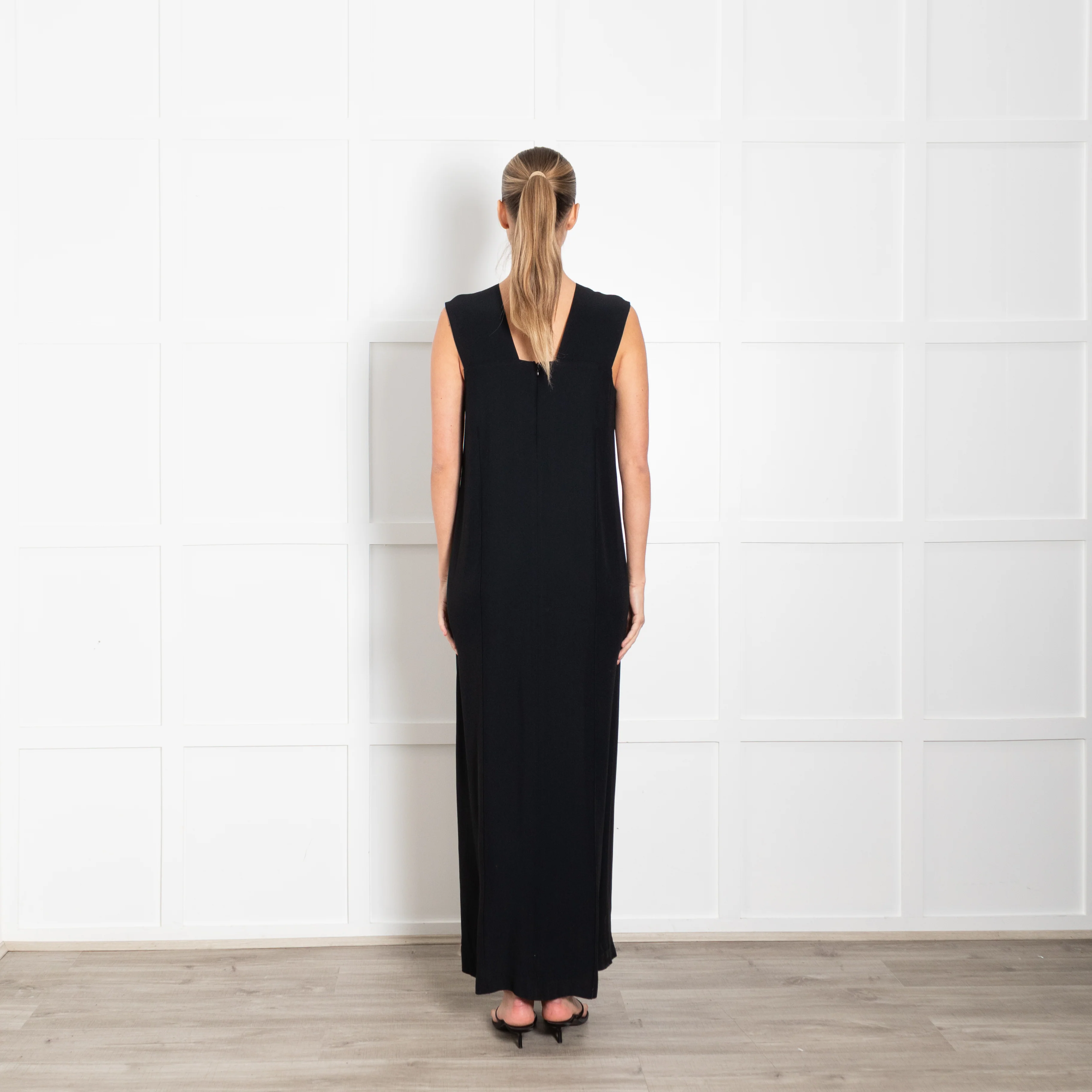 Bite Studio Black Maxi Sleeveless Dress - Image 5