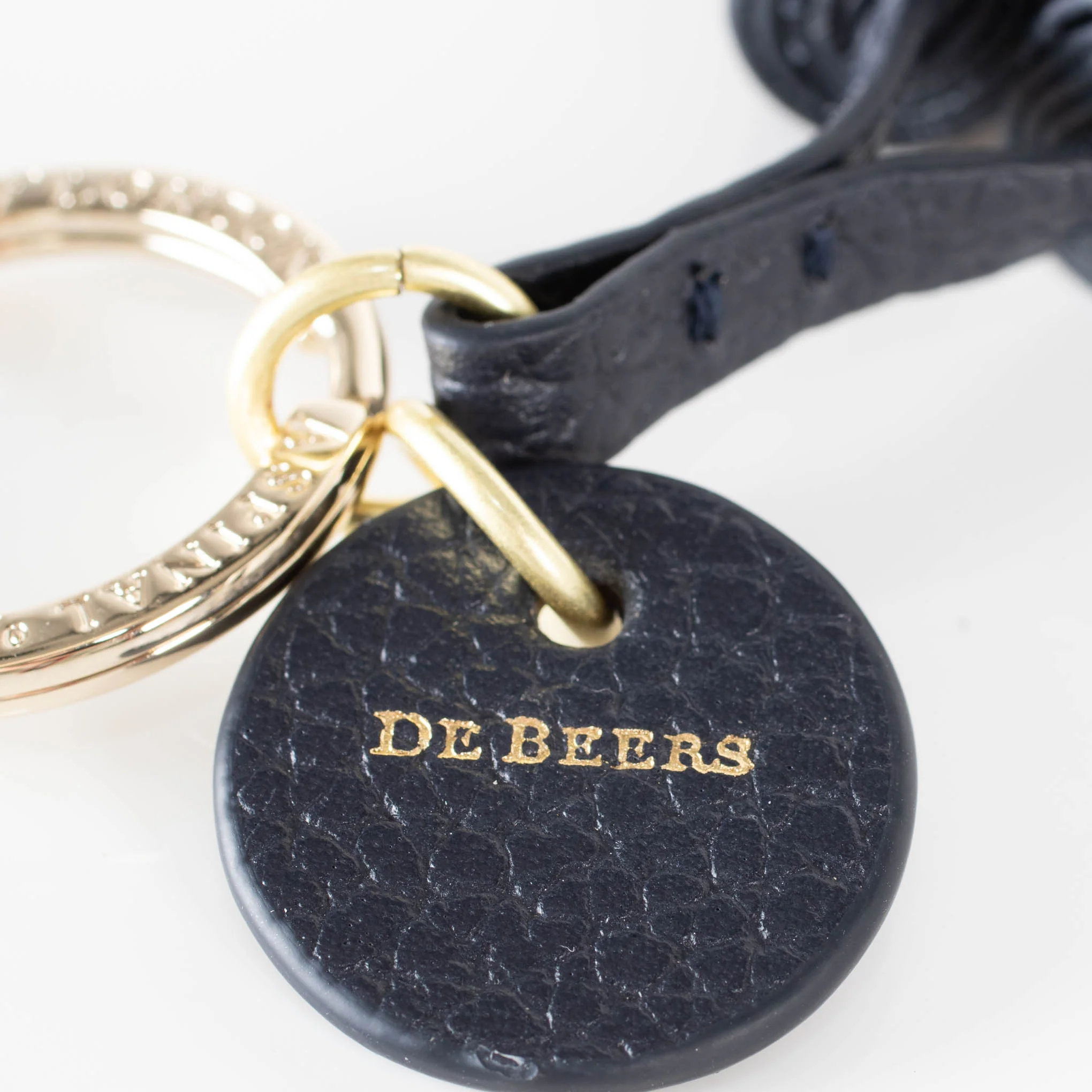 Aspinal of London Blue Tassle Keyring - Image 3