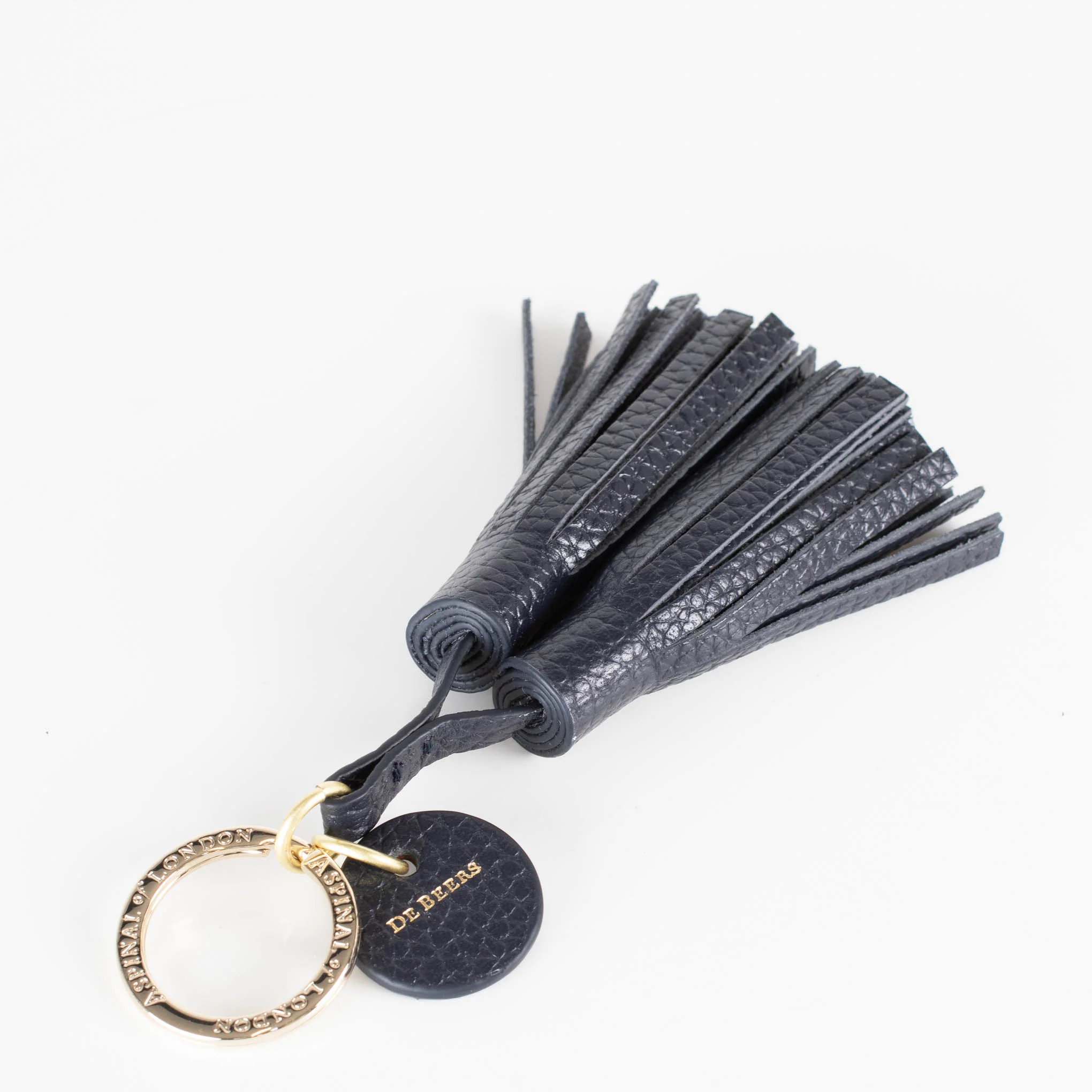 Aspinal of London Blue Tassle Keyring - Image 5
