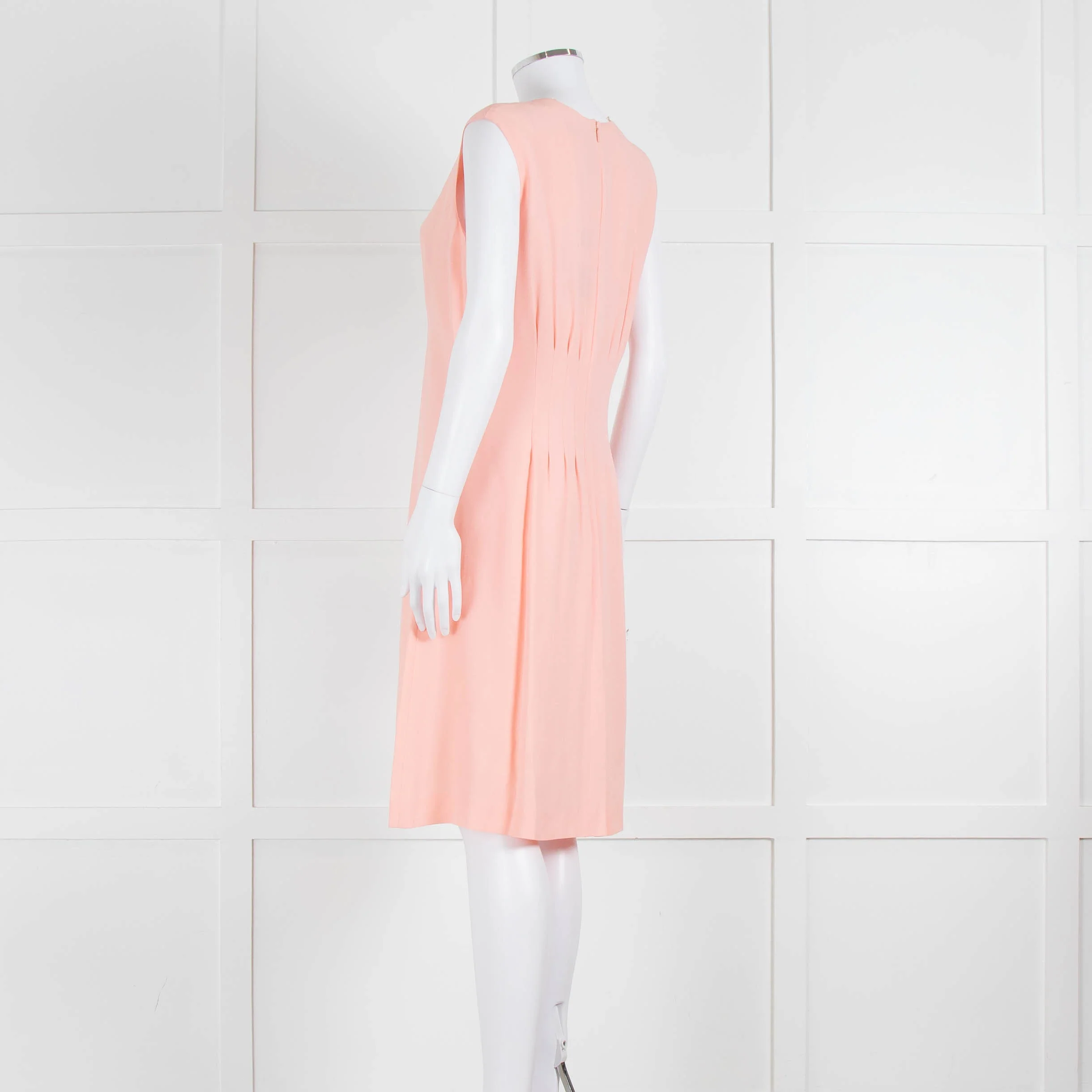 Boss Hugo Boss Peach V-Neck Sleeveless Dress - Image 6