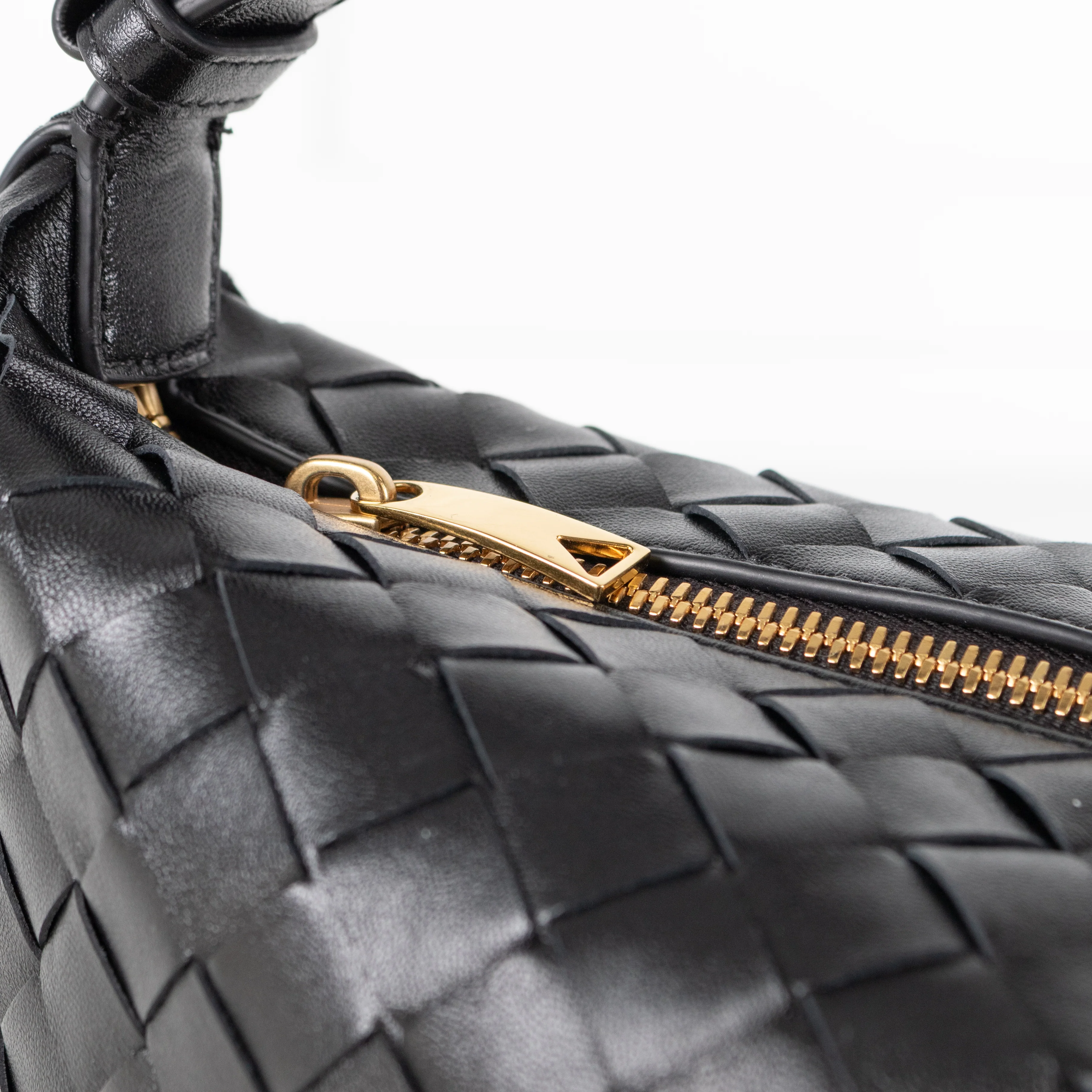 Bottega Veneta Black Intrecciato Mini Wallace Bag - Image 12