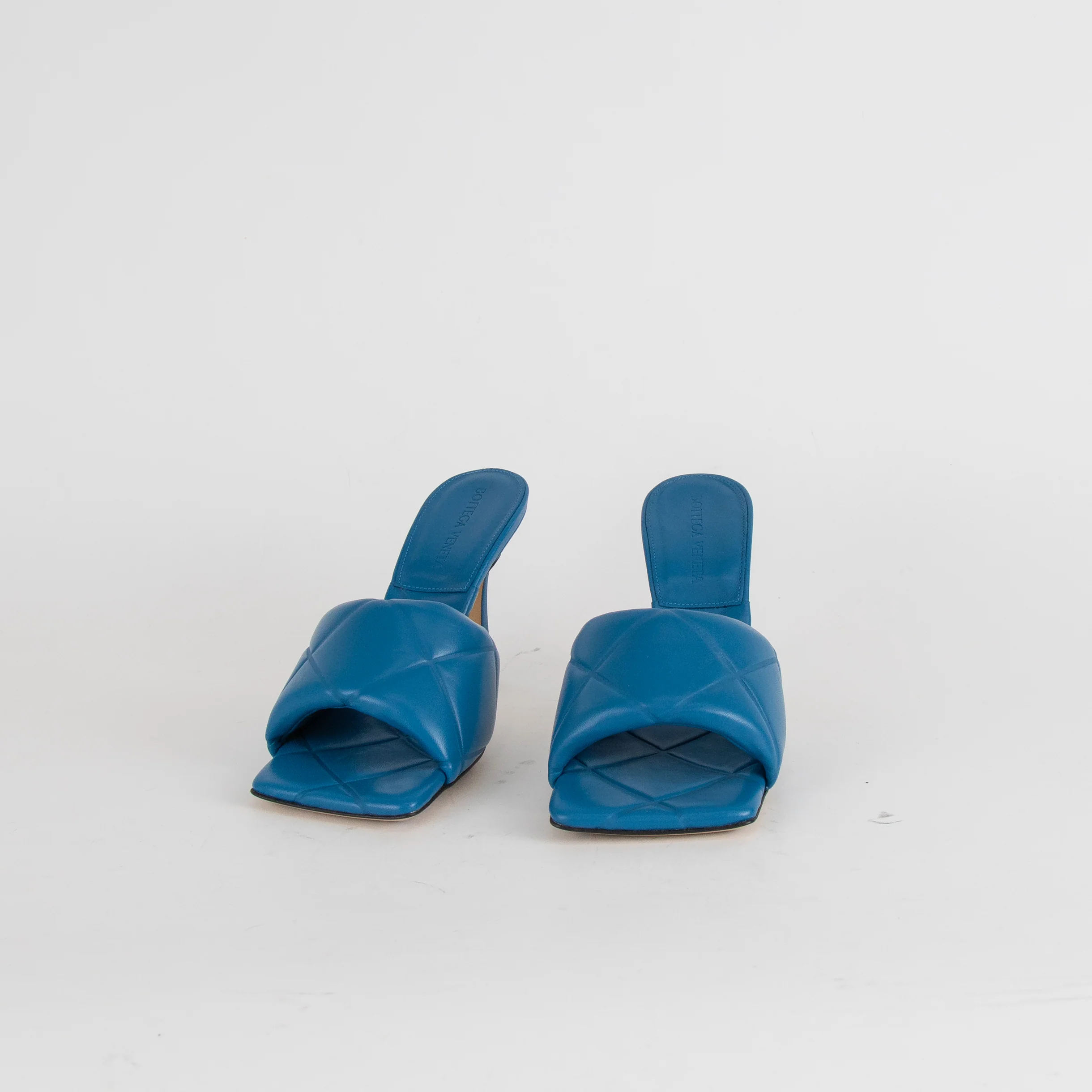 Bottega Veneta Blue Padded Mule - Image 3