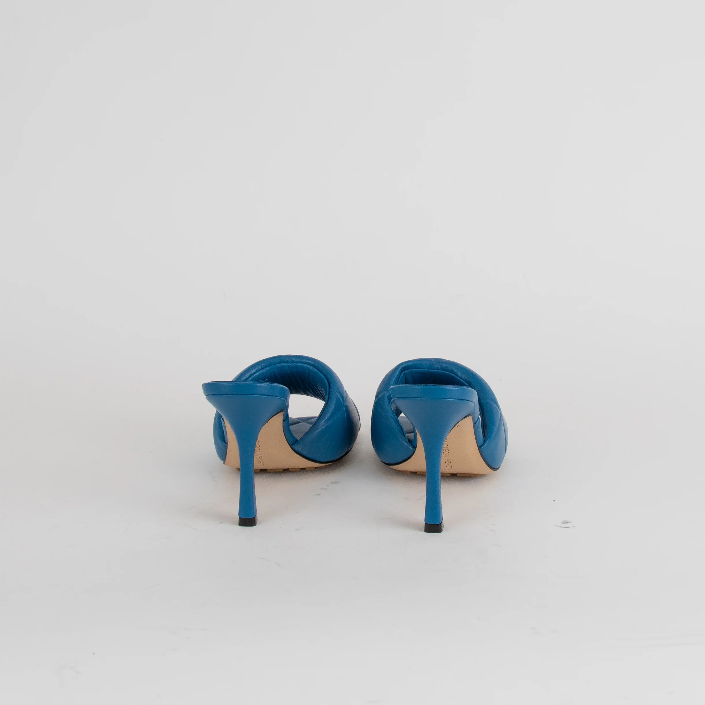 Bottega Veneta Blue Padded Mule - Image 5