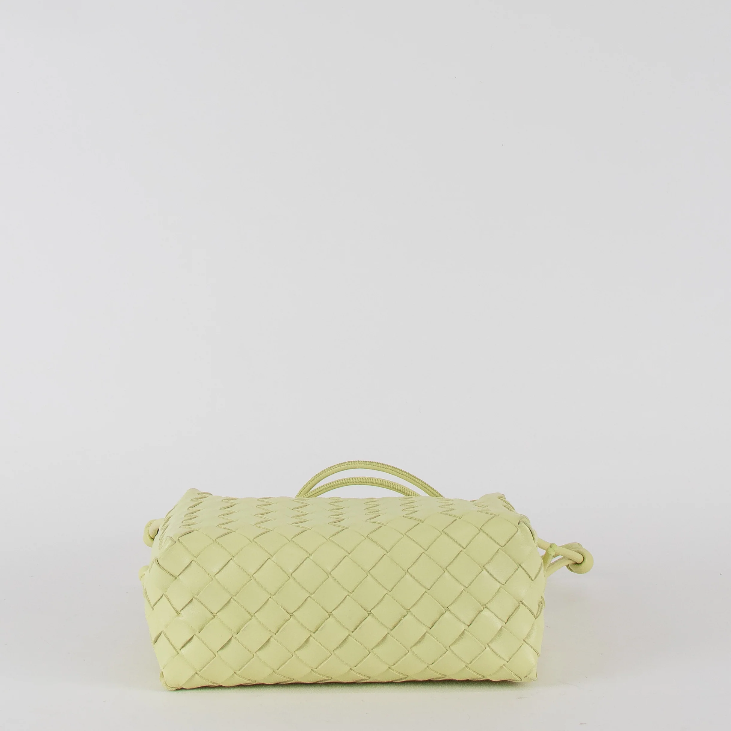 Bottega Veneta Lime Green Intrecciato Loop Camera Bag - Image 7