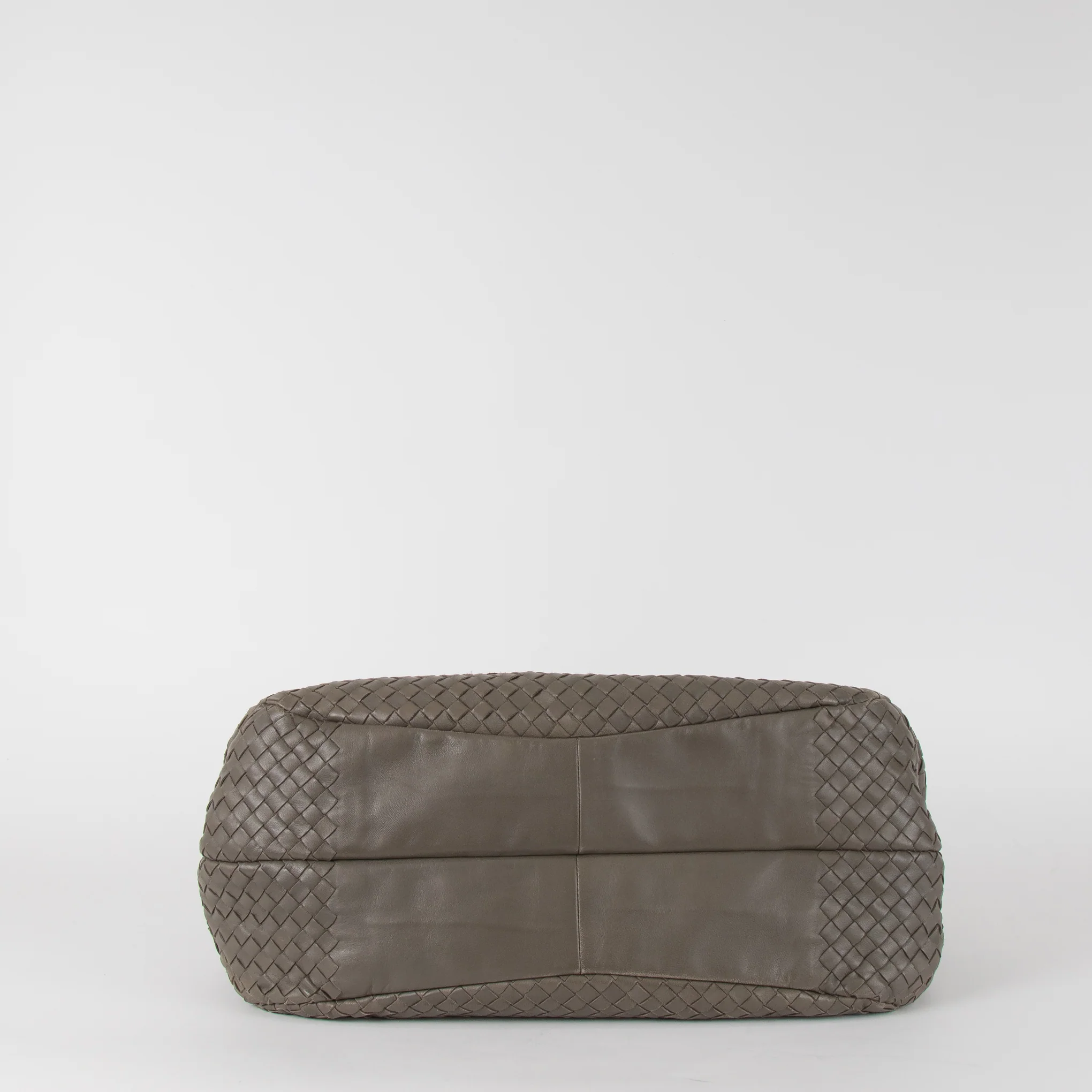 Bottega Veneta Olive Green Intrecciato Campana Bag - Image 7