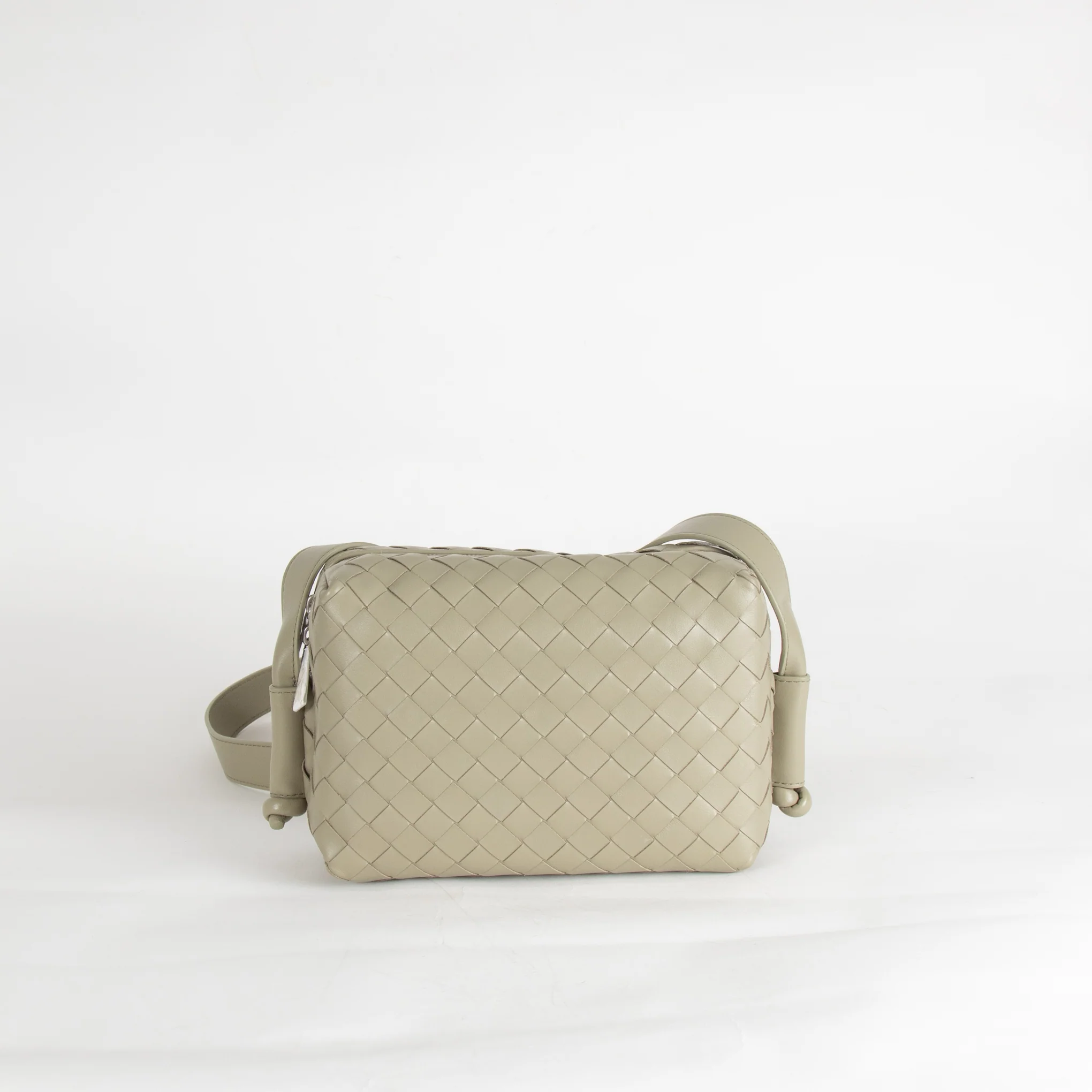 Bottega Veneta Sage Green Small Loop Messenger Bag - Image 7