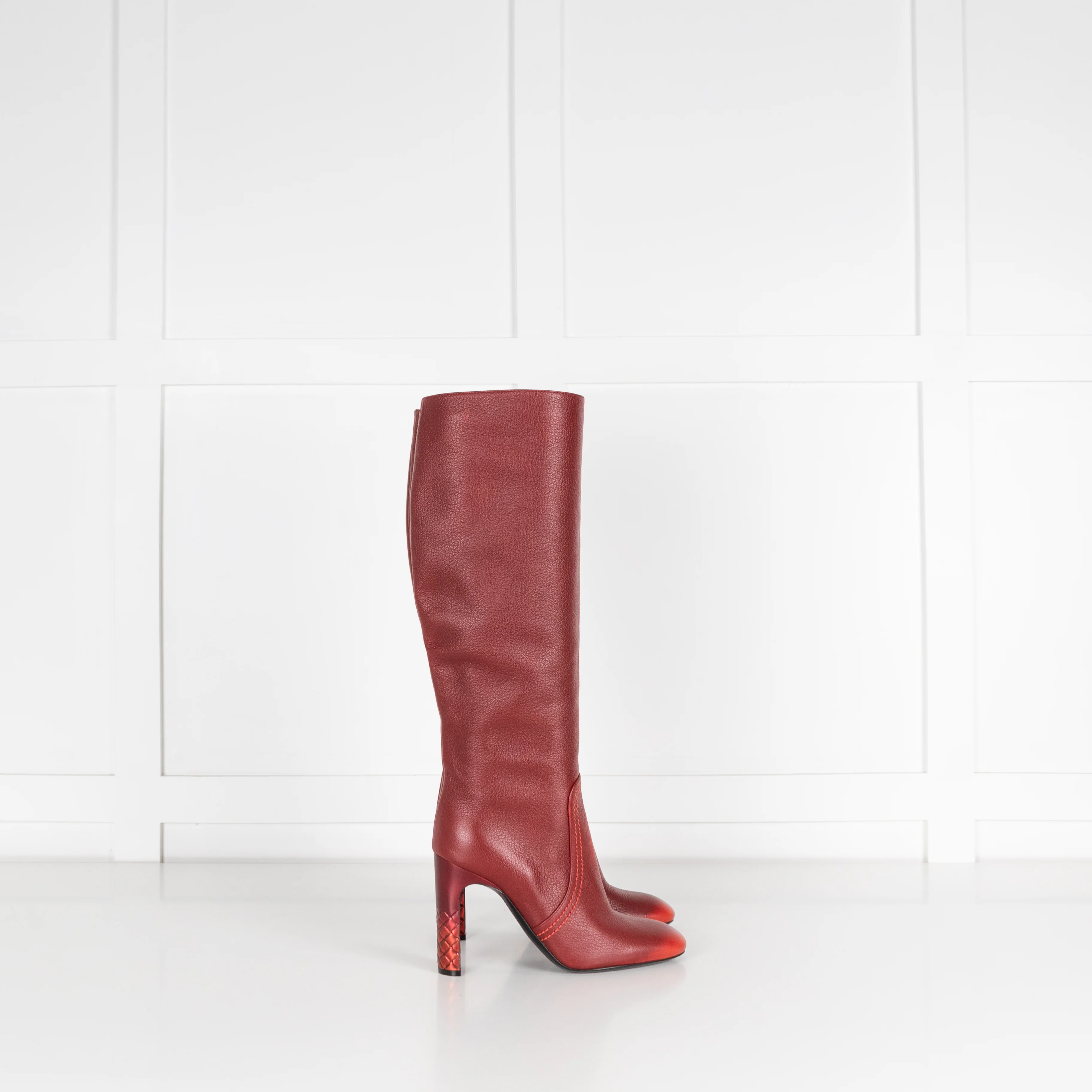 Bottega Veneta Skyatos Baccara Rose Calf Boot - Image 6
