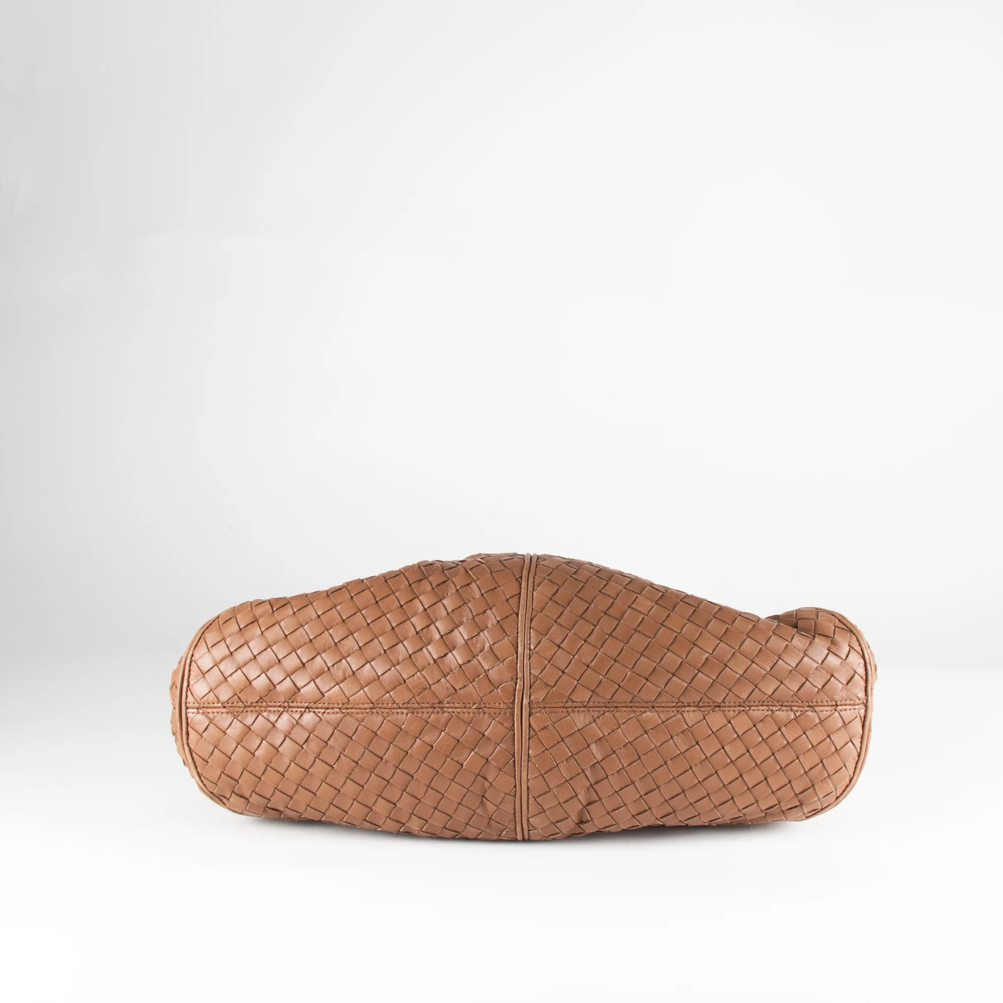 Bottega Veneta Tan Intrecciato Weave Ball Hobo Bag - Image 6