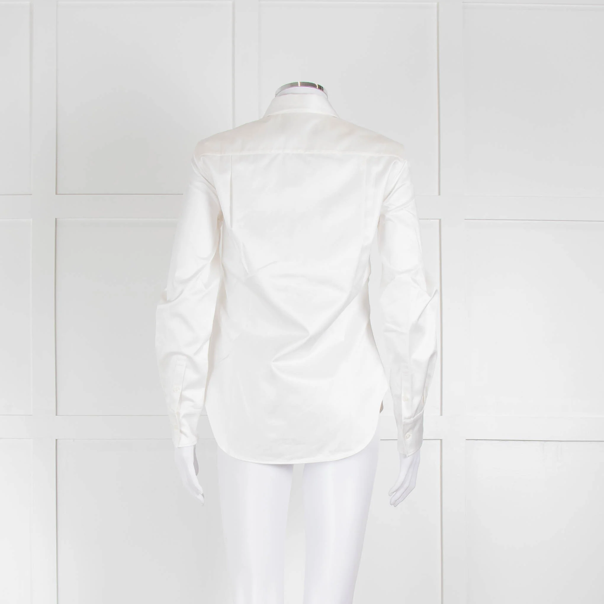 Brandon Maxwell White Cotton Shirt - Image 3