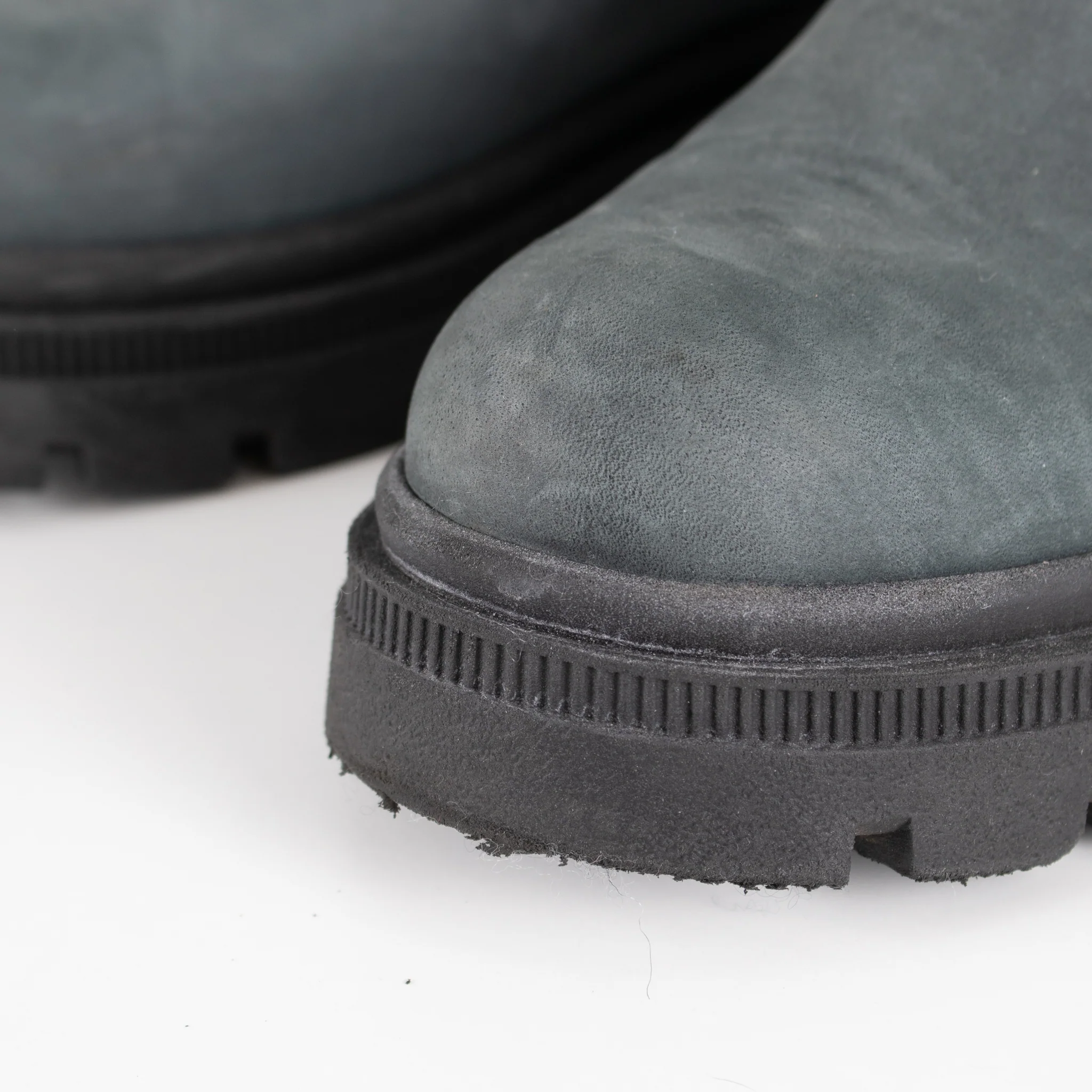 BRGN Teal Nubuck Chunky Chelsea Boot - Image 9