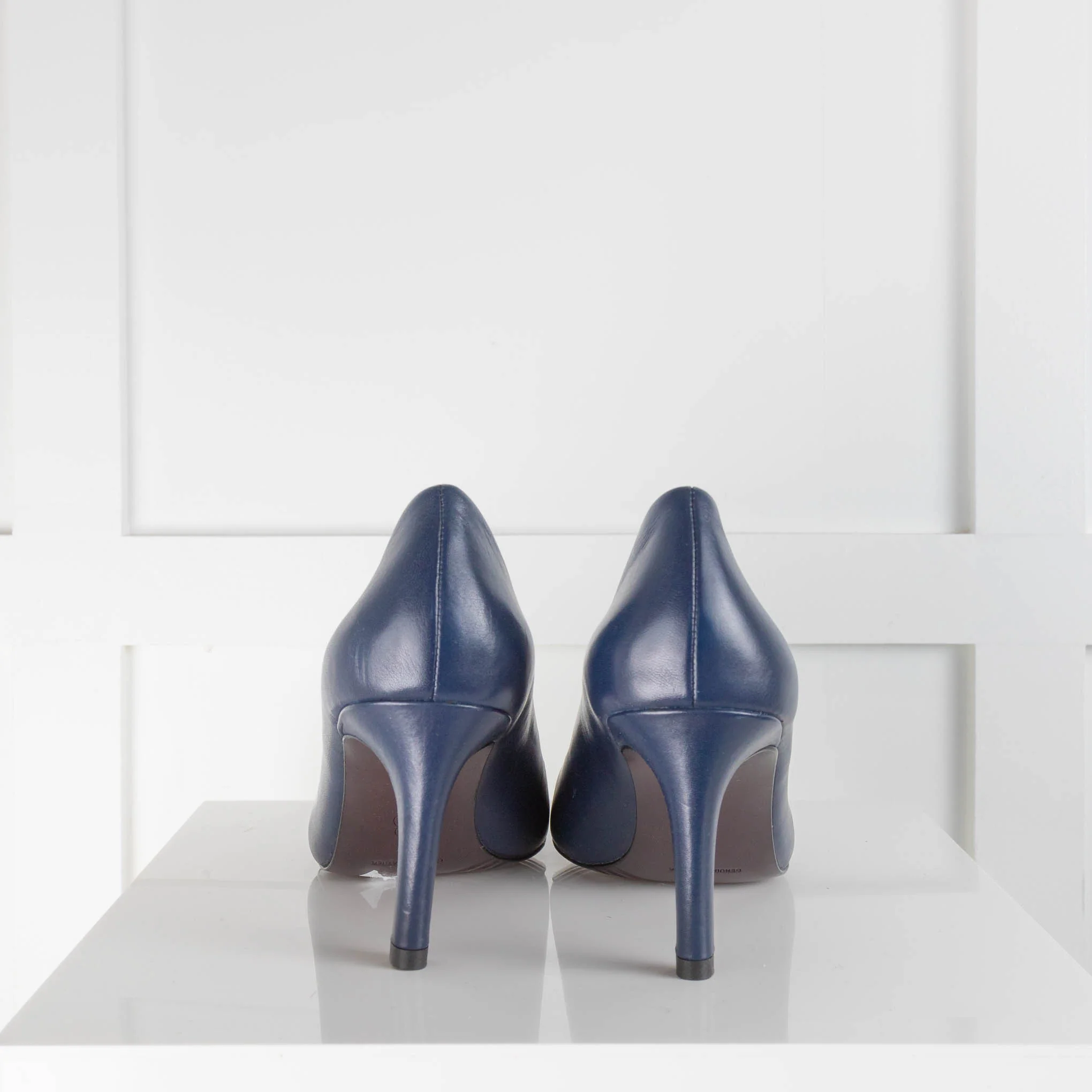 Brooks Brothers Navy Court Shoes - Image 4