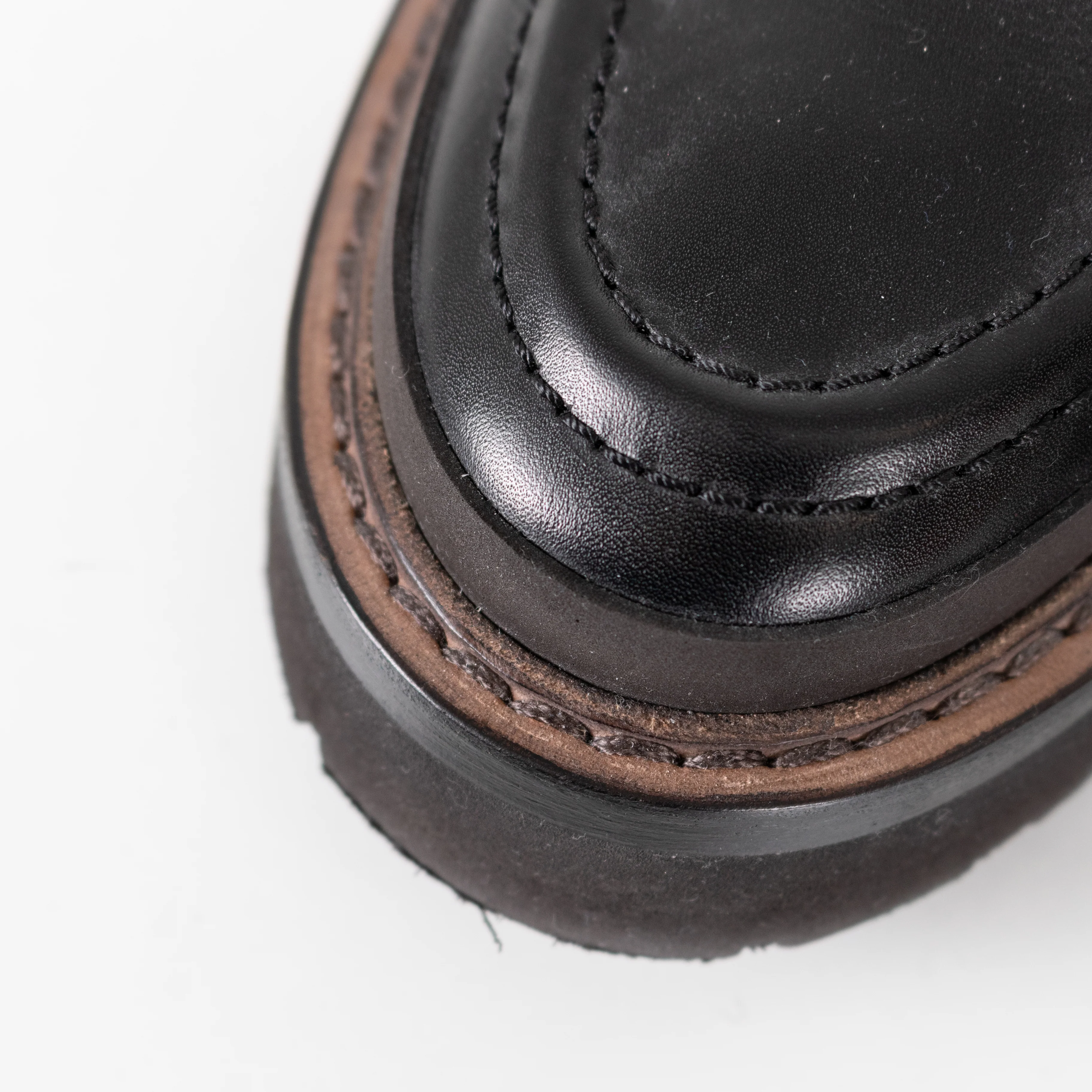 Brunello Cucinelli Black Brogues With Sparkly Tongue Detail - Image 10