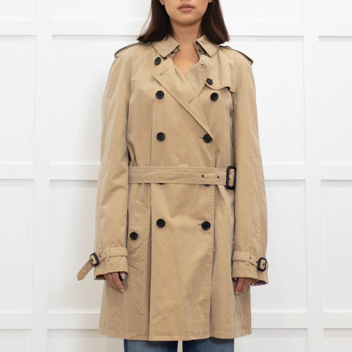 Burberry Beige Short Trench - Image 2