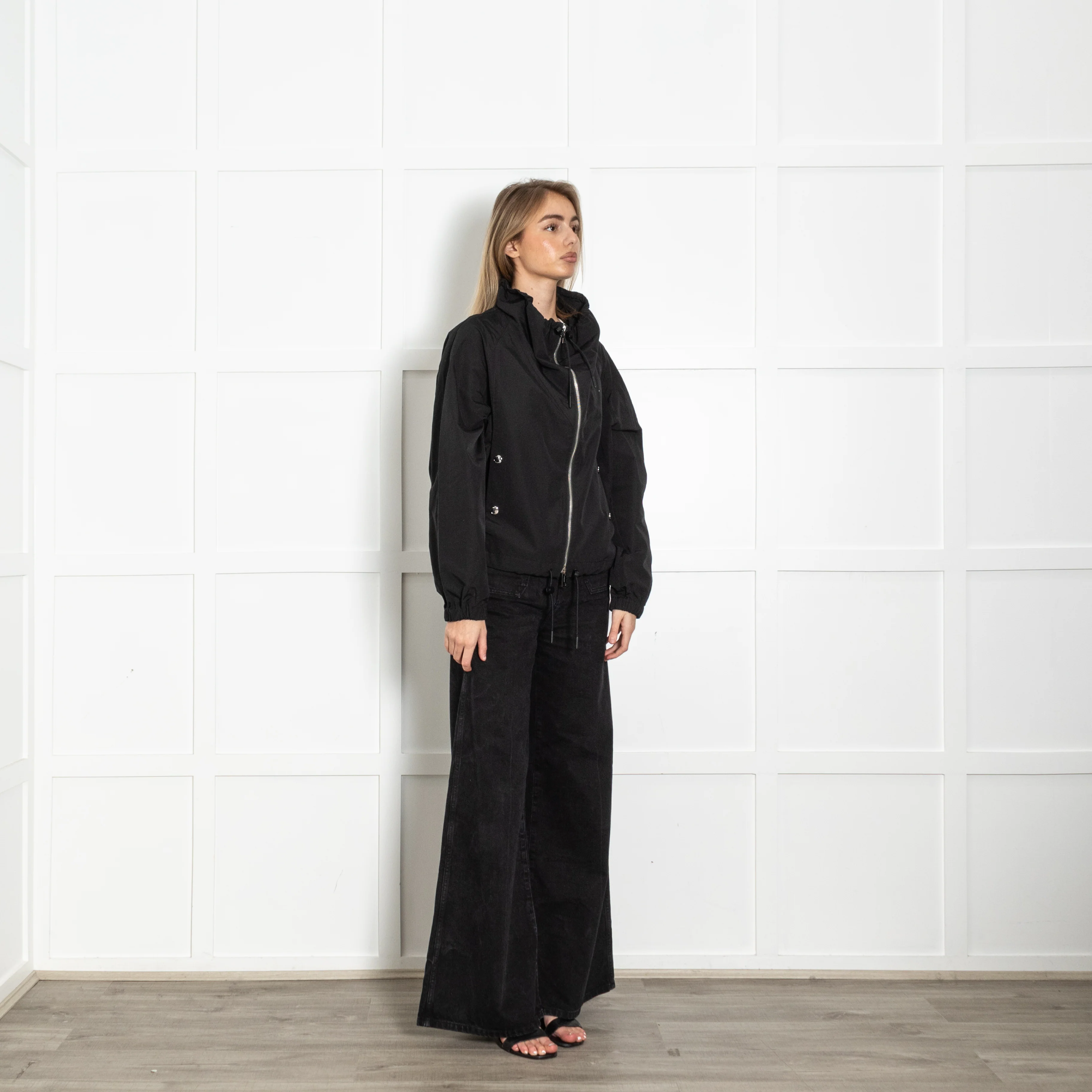 Burberry Black Askern Horseferry Technical Jacket - Image 7