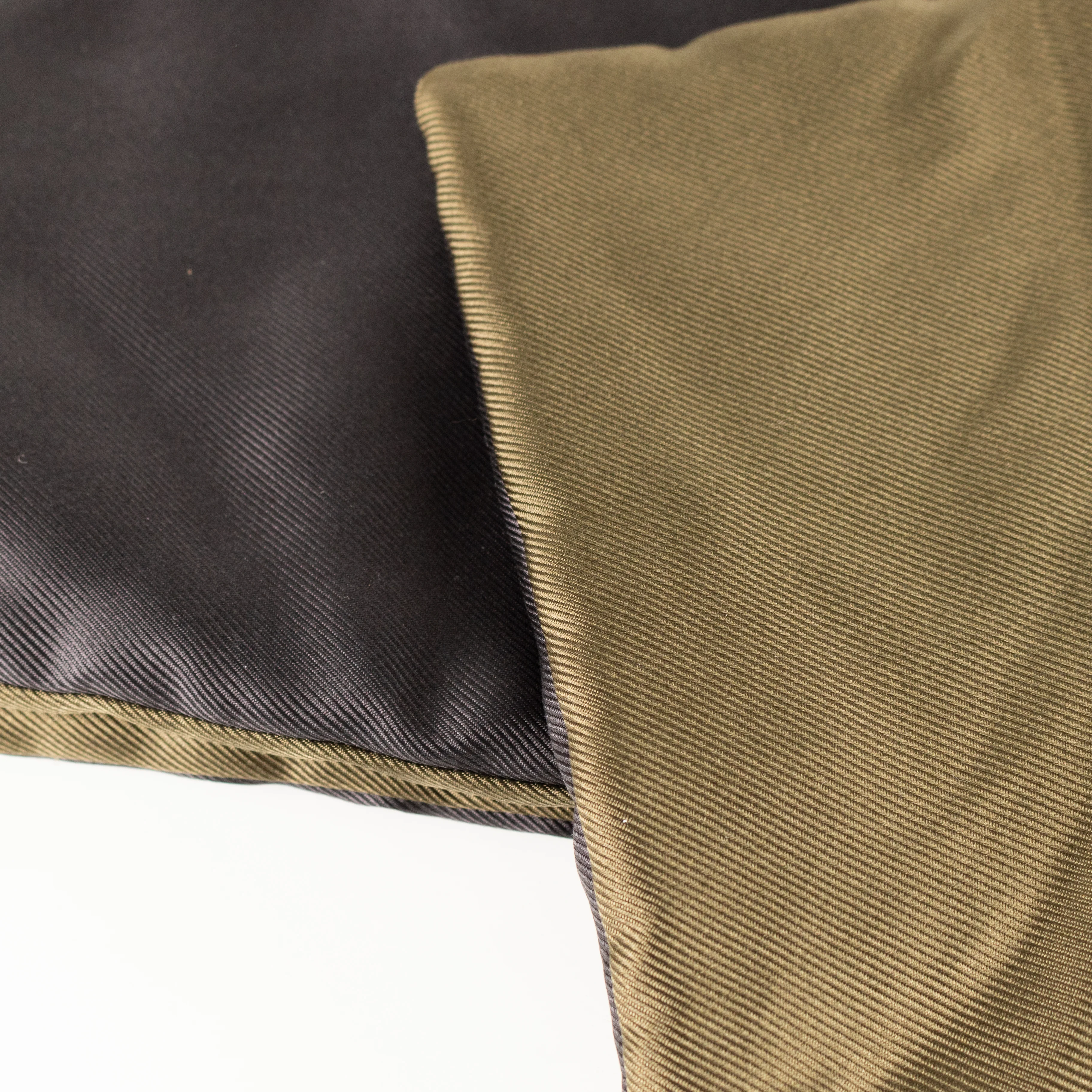 Burberry Dark Olive And Black Padded Long Scarf - Image 7