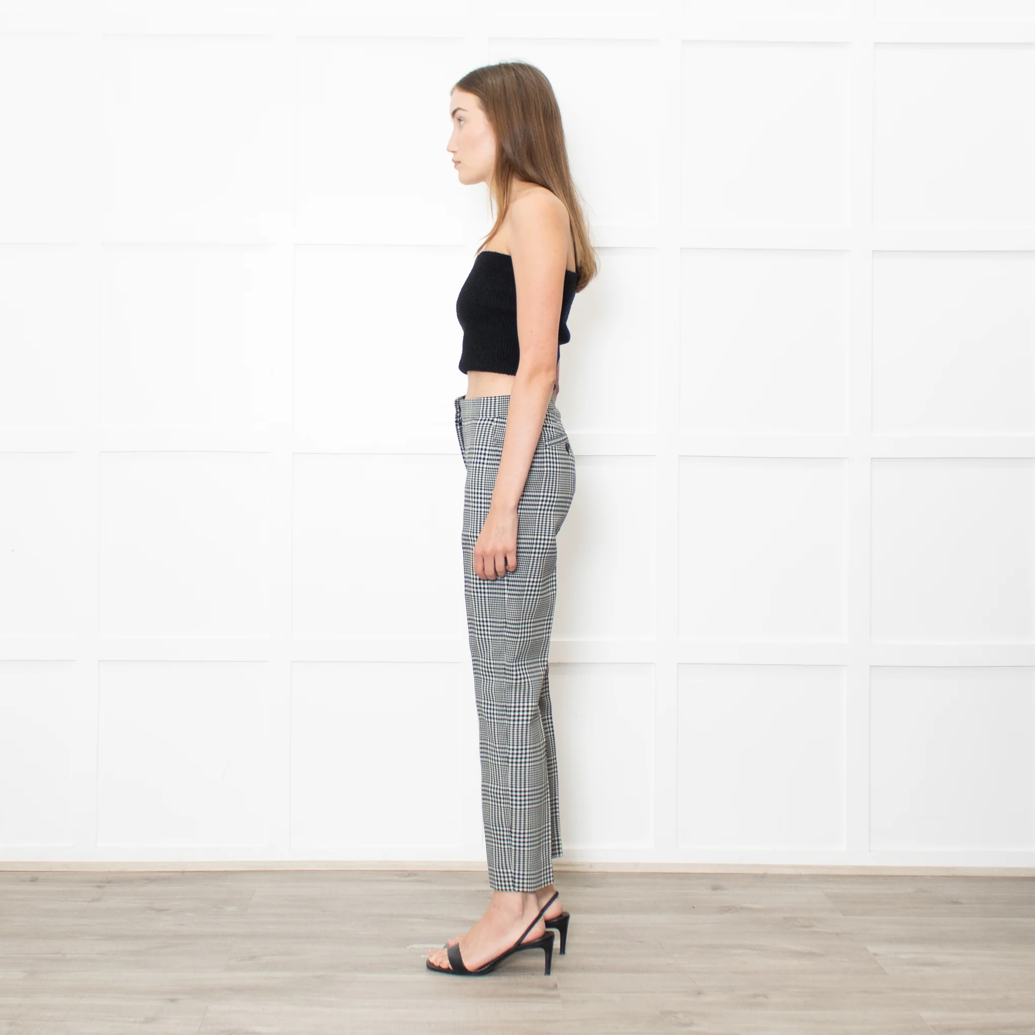 Burberry Prince of Wales Cigarette Trousers - Image 4
