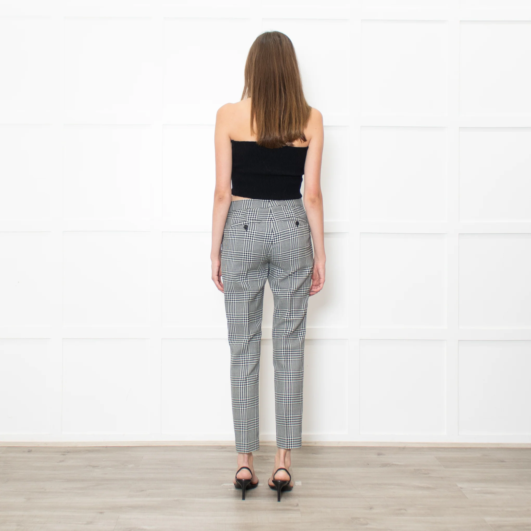 Burberry Prince of Wales Cigarette Trousers - Image 5
