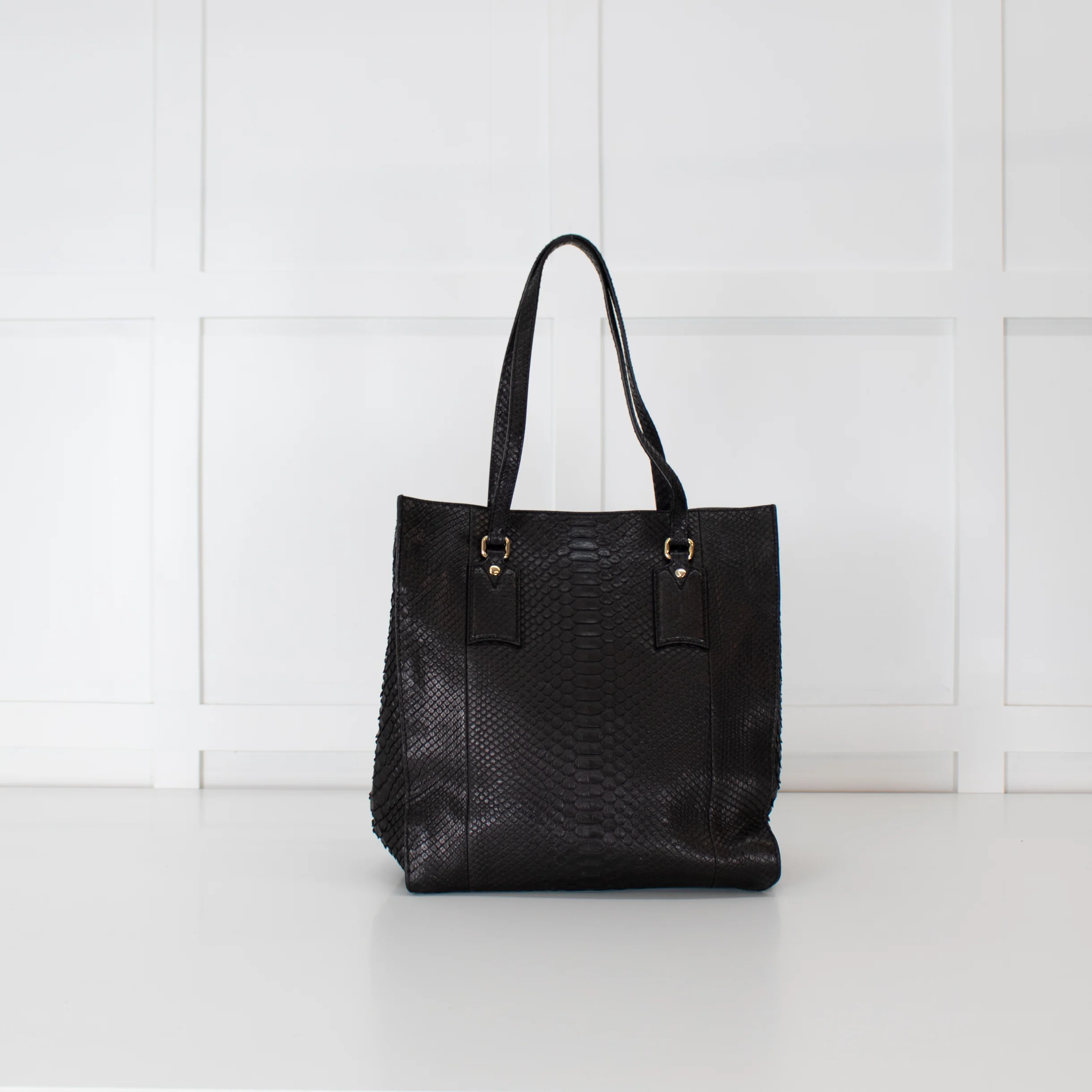 Burberry Black Python Tote - Image 5