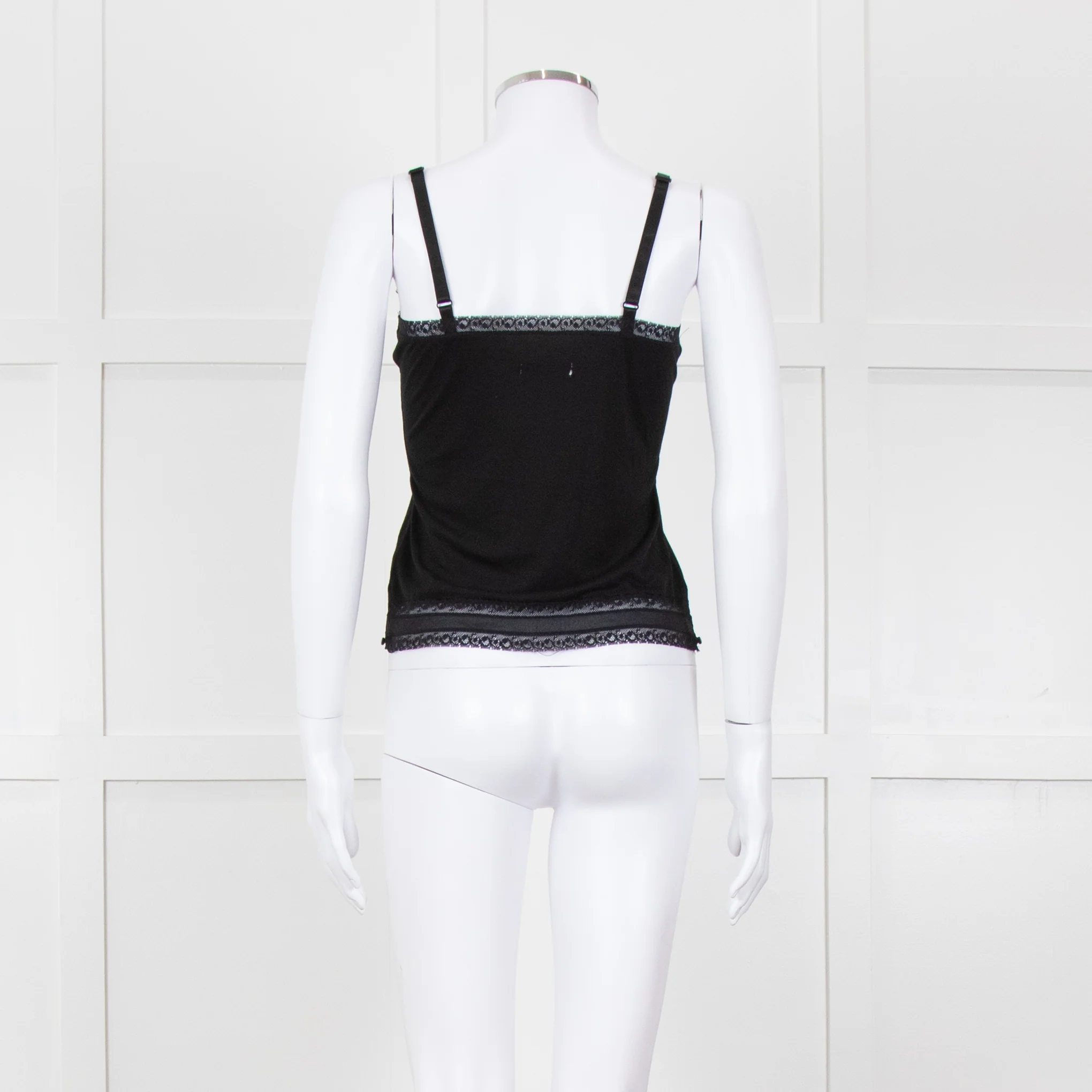 By Malene Birger Black Lace Trim Camisole - Image 5