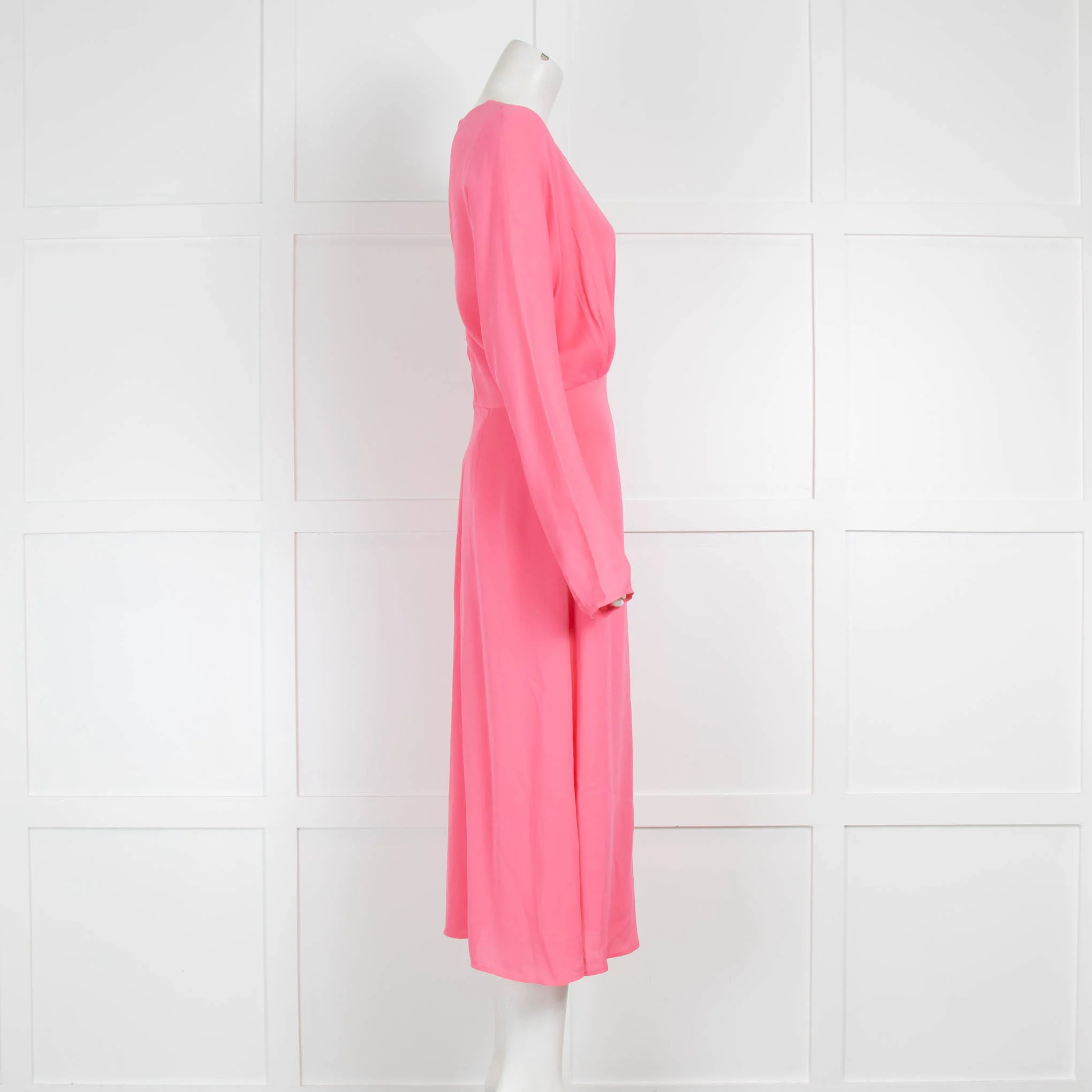 By Malene Birger Pale Pink Long Sleeve Midi Dress - Image 2