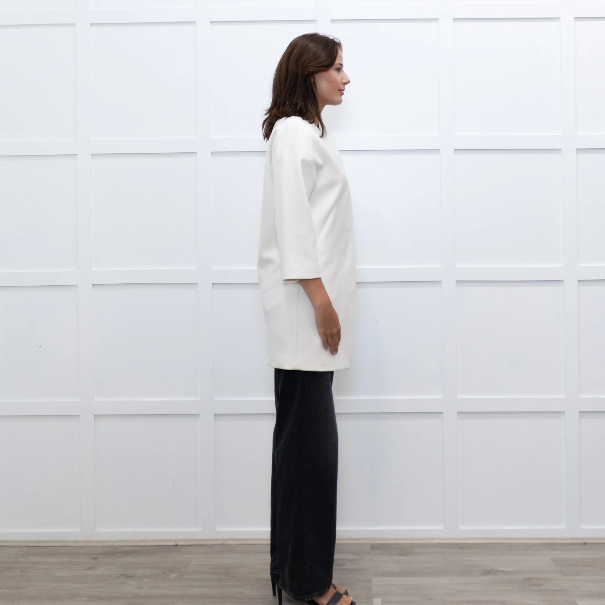 By Malene Birger White Coat 3/4 Sleeve - Image 6