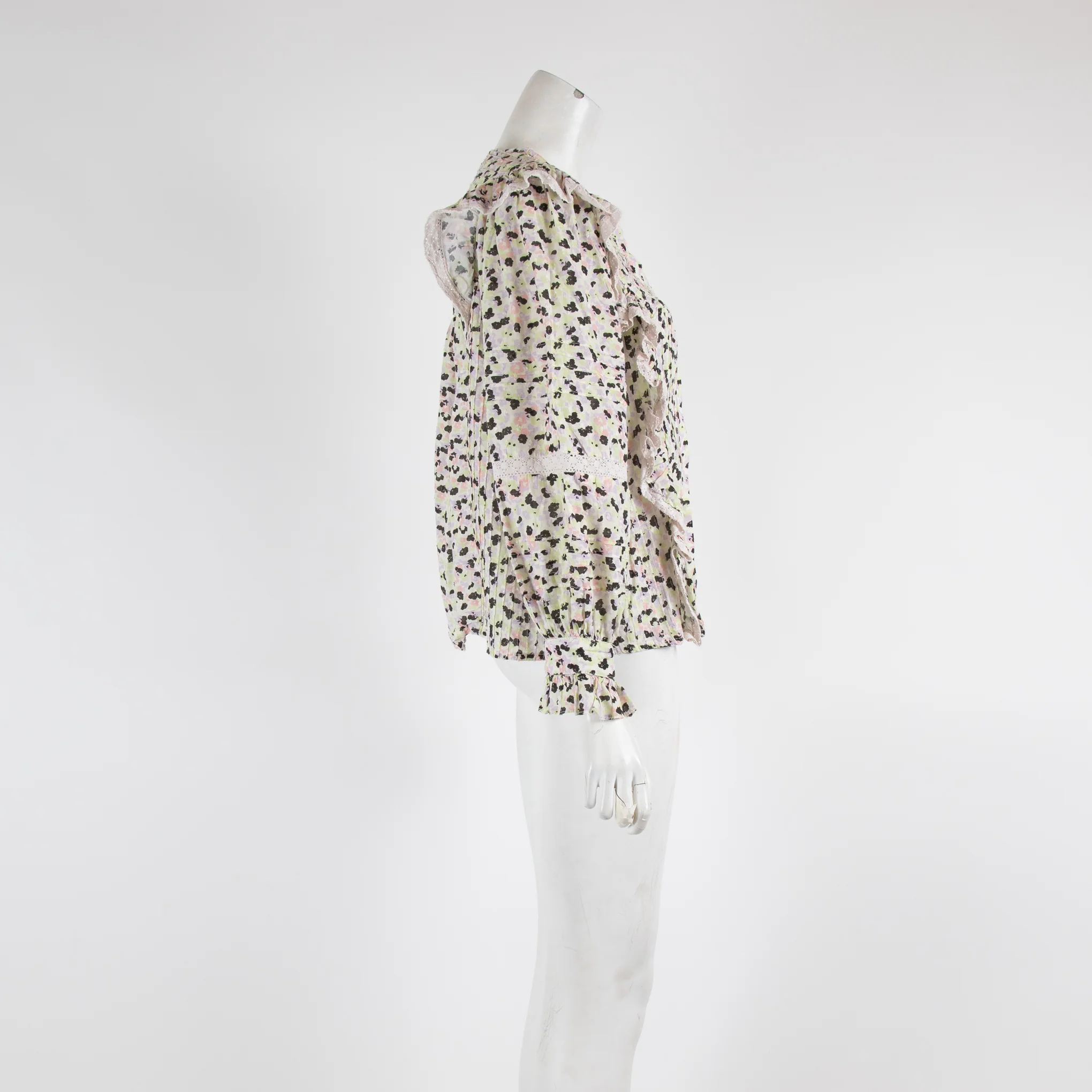By Malina Floral Ruffle Blouse - Image 2