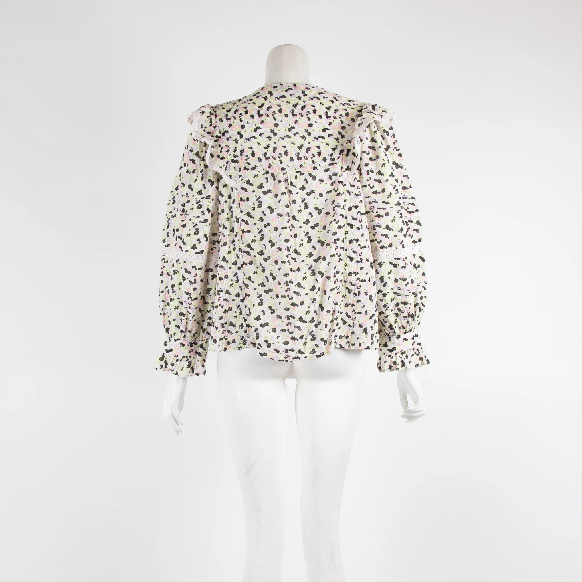 By Malina Floral Ruffle Blouse - Image 3