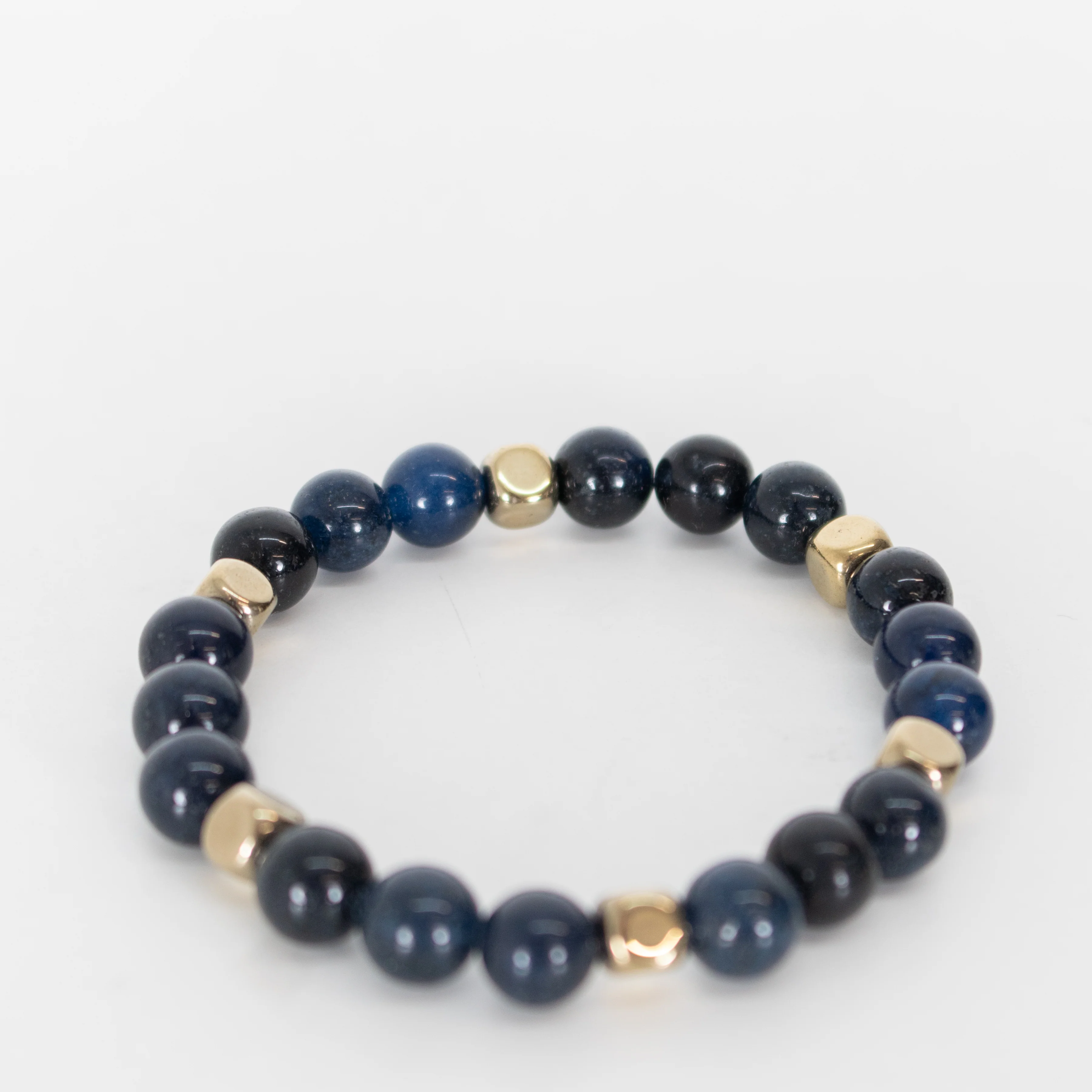 By Virgo Black Bead Stretch Bracelet - Image 3