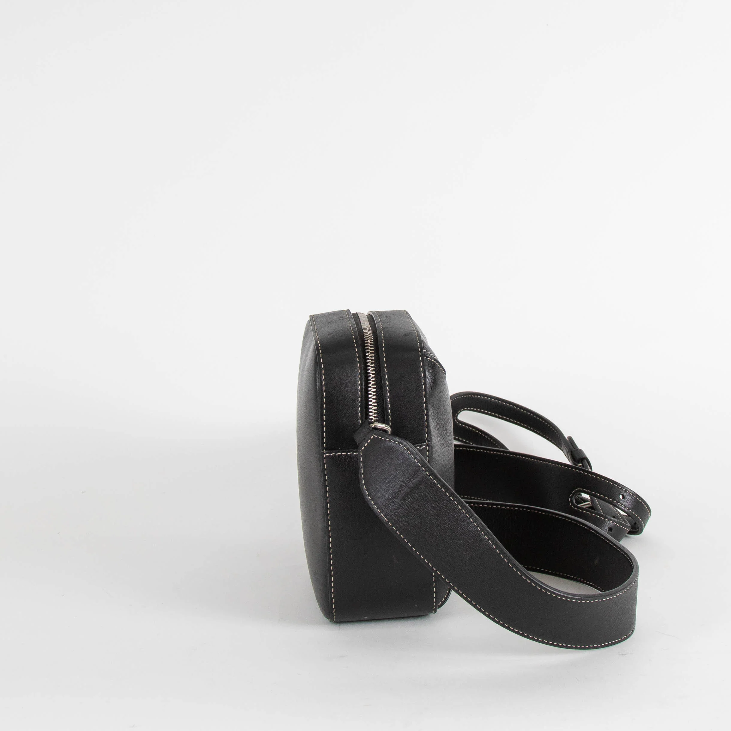 Byredo Black Leather Small Crossbody Bag - Image 3