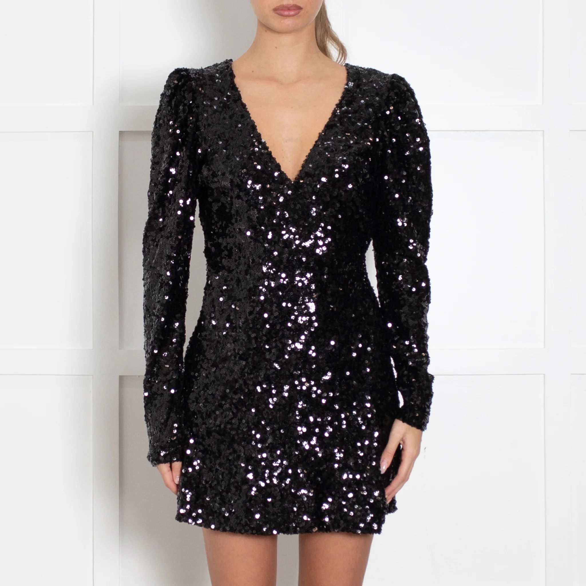 byTiMo Sequins Dress in Black - Image 2