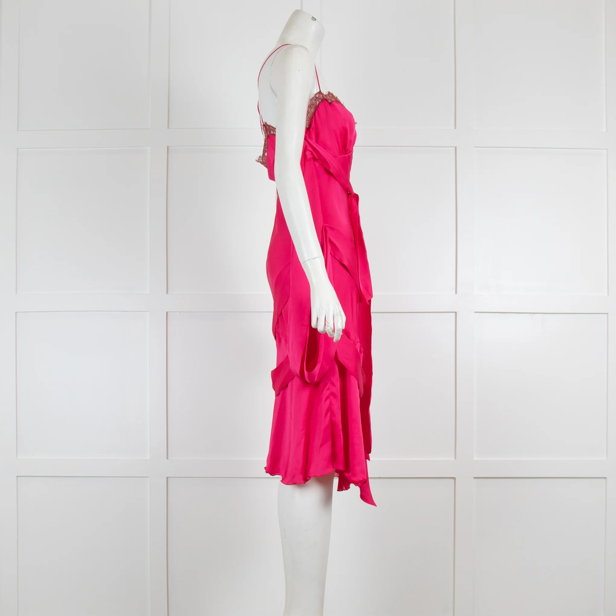 Viktor & Rolf Pink Asymmetric Camisole Dress - Image 2