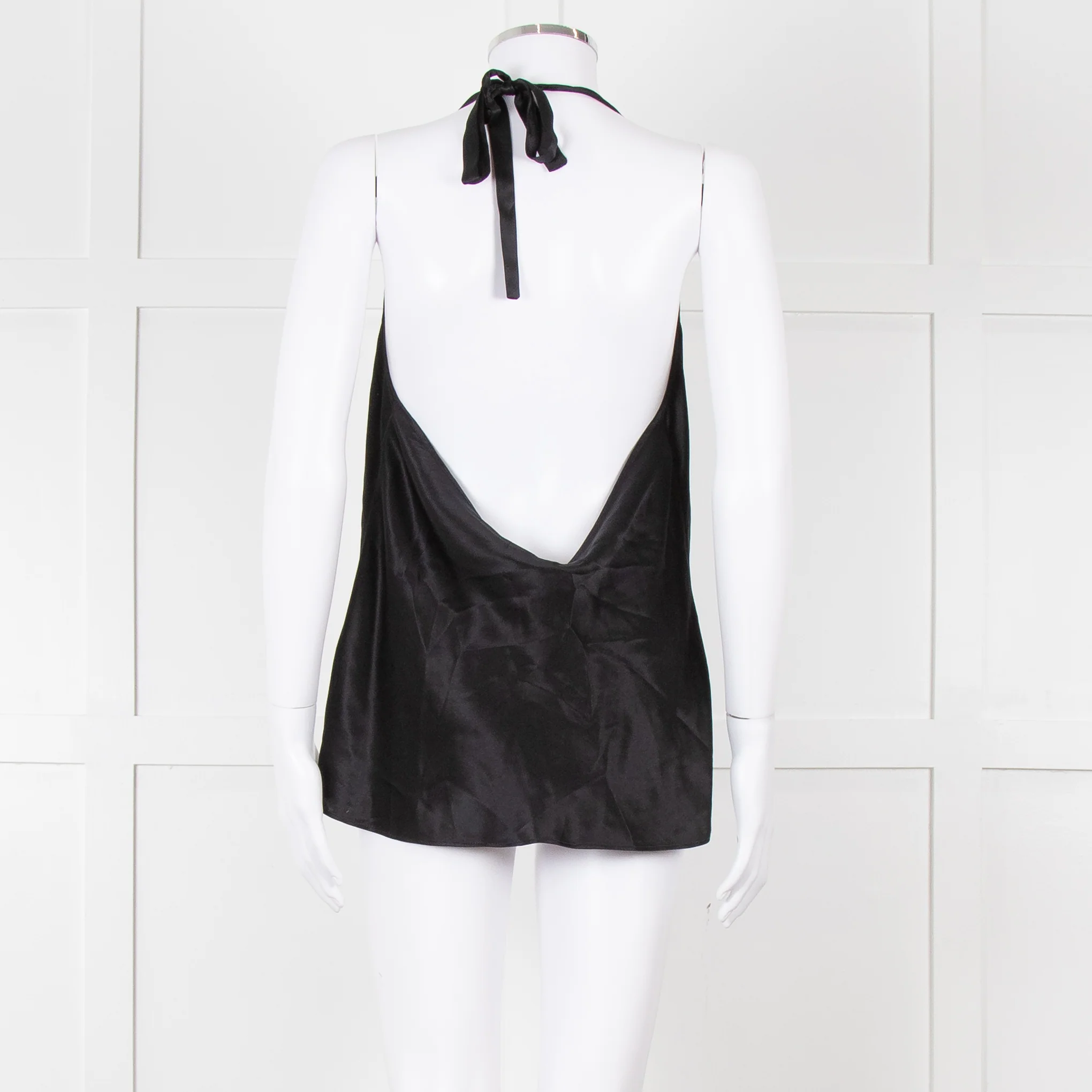 Cami NYC Black Silk and Lace Halterneck Camisole - Image 5